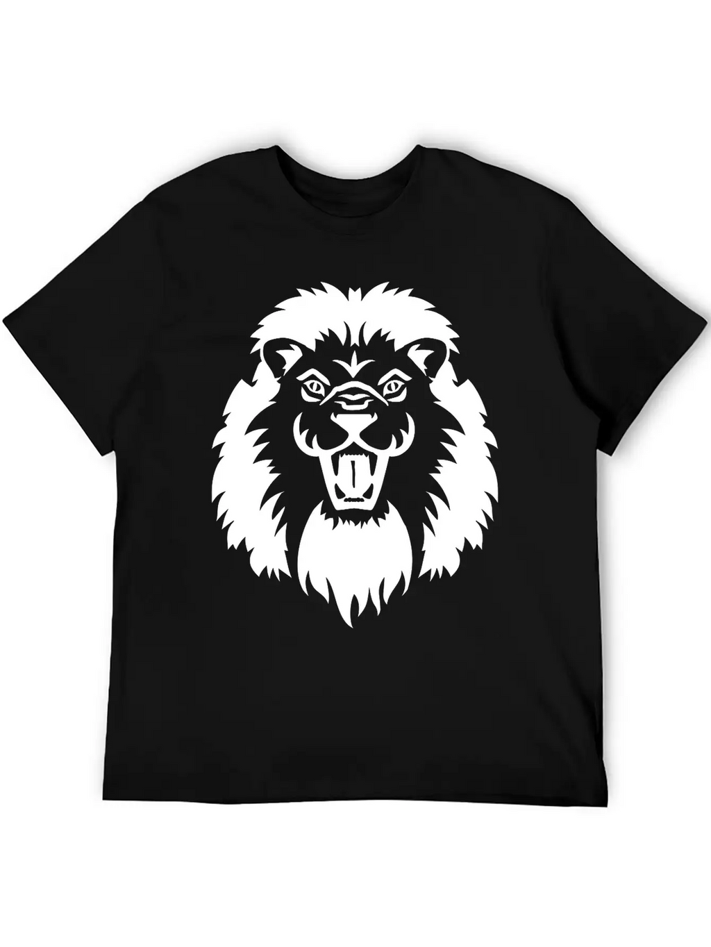 Lion Breathable Soft Cotton T-Shirt – Timeless Casual Look