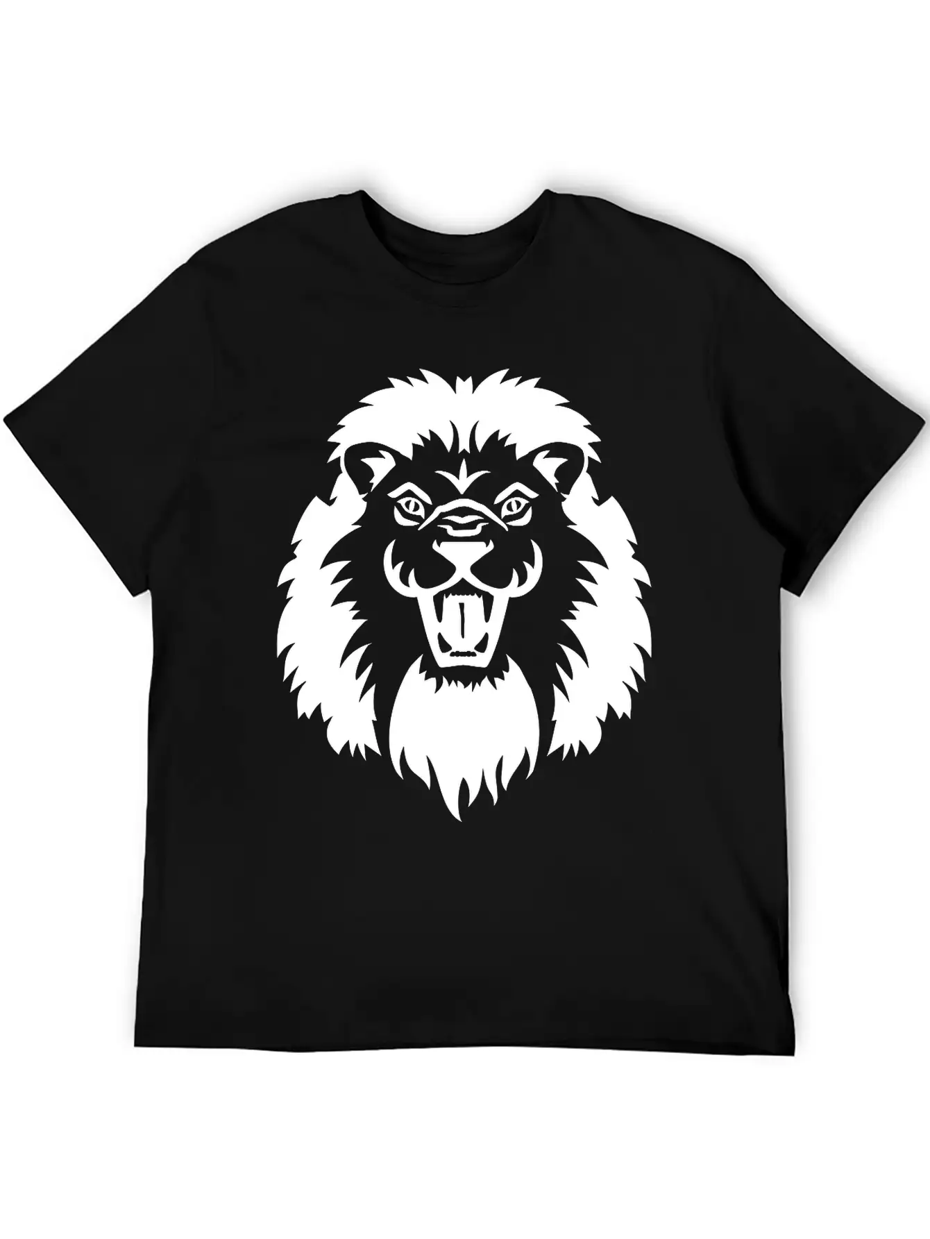 Lion Breathable Soft Cotton T-Shirt – Timeless Casual Look