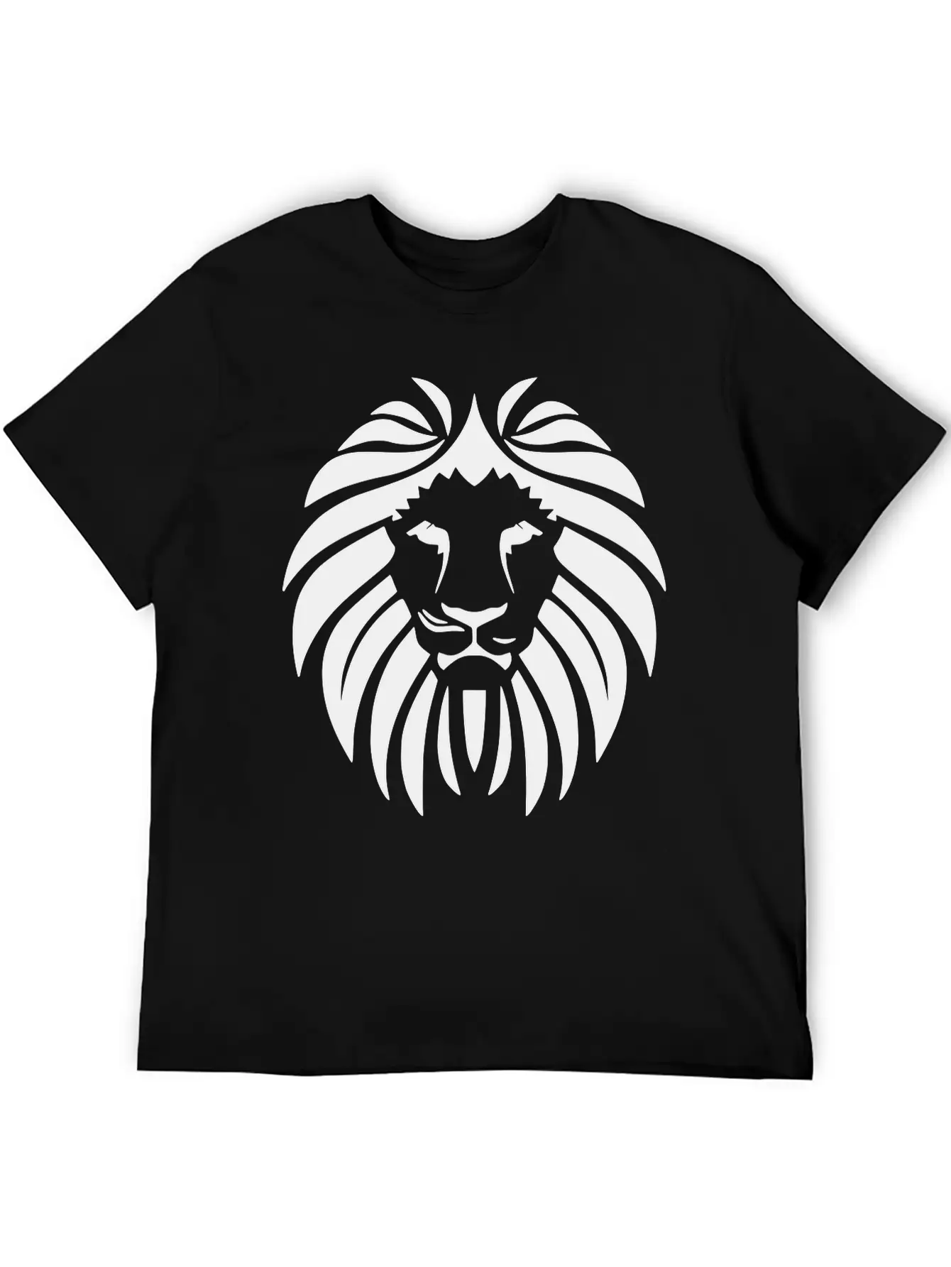Lion Head Vector (changeable Color) Breathable Soft Cotton T-Shirt – Timeless Casual Look