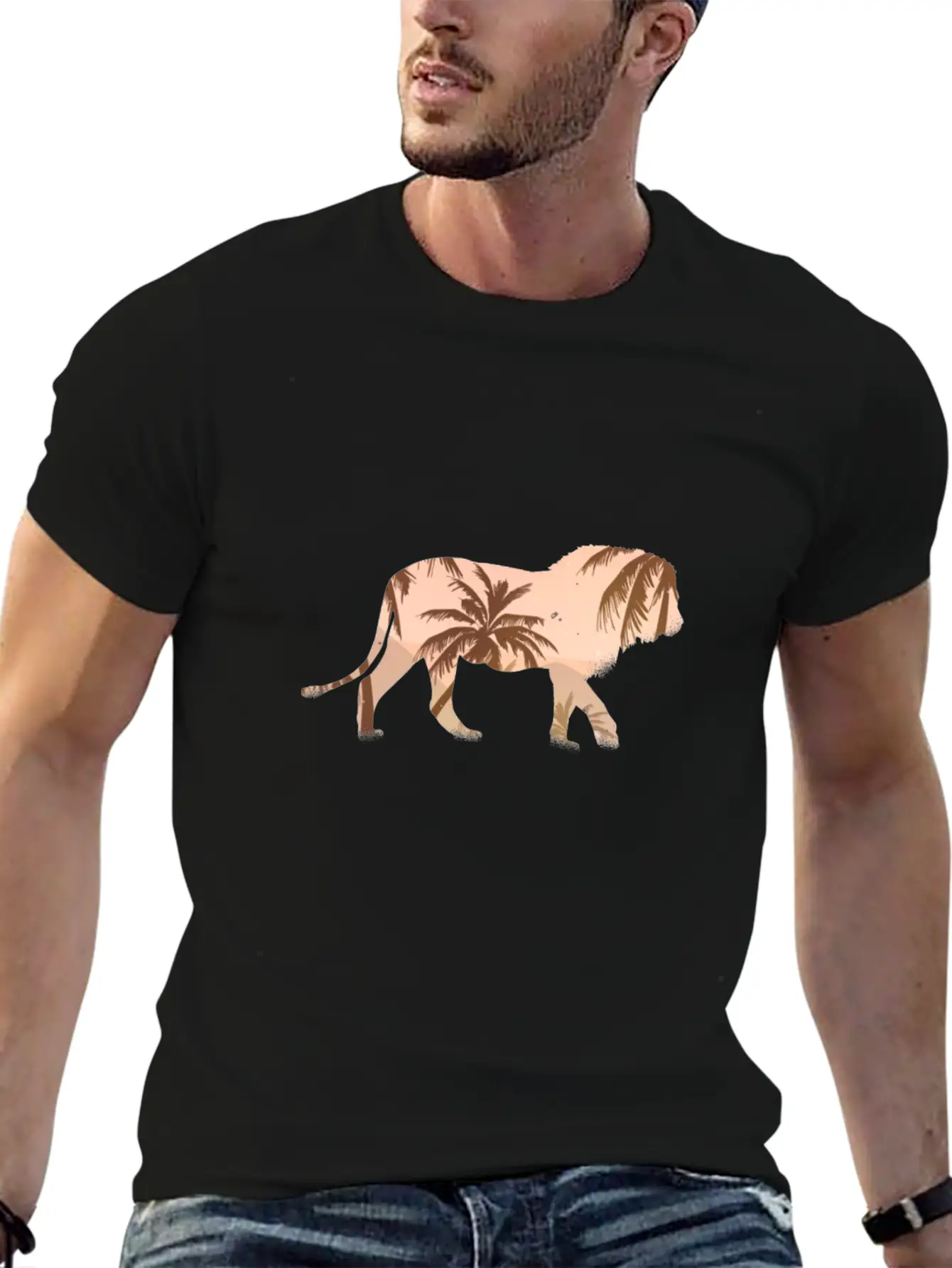 Lion Lion Africa Unisex Casual T-Shirt – Clean Design For Daily Comfort