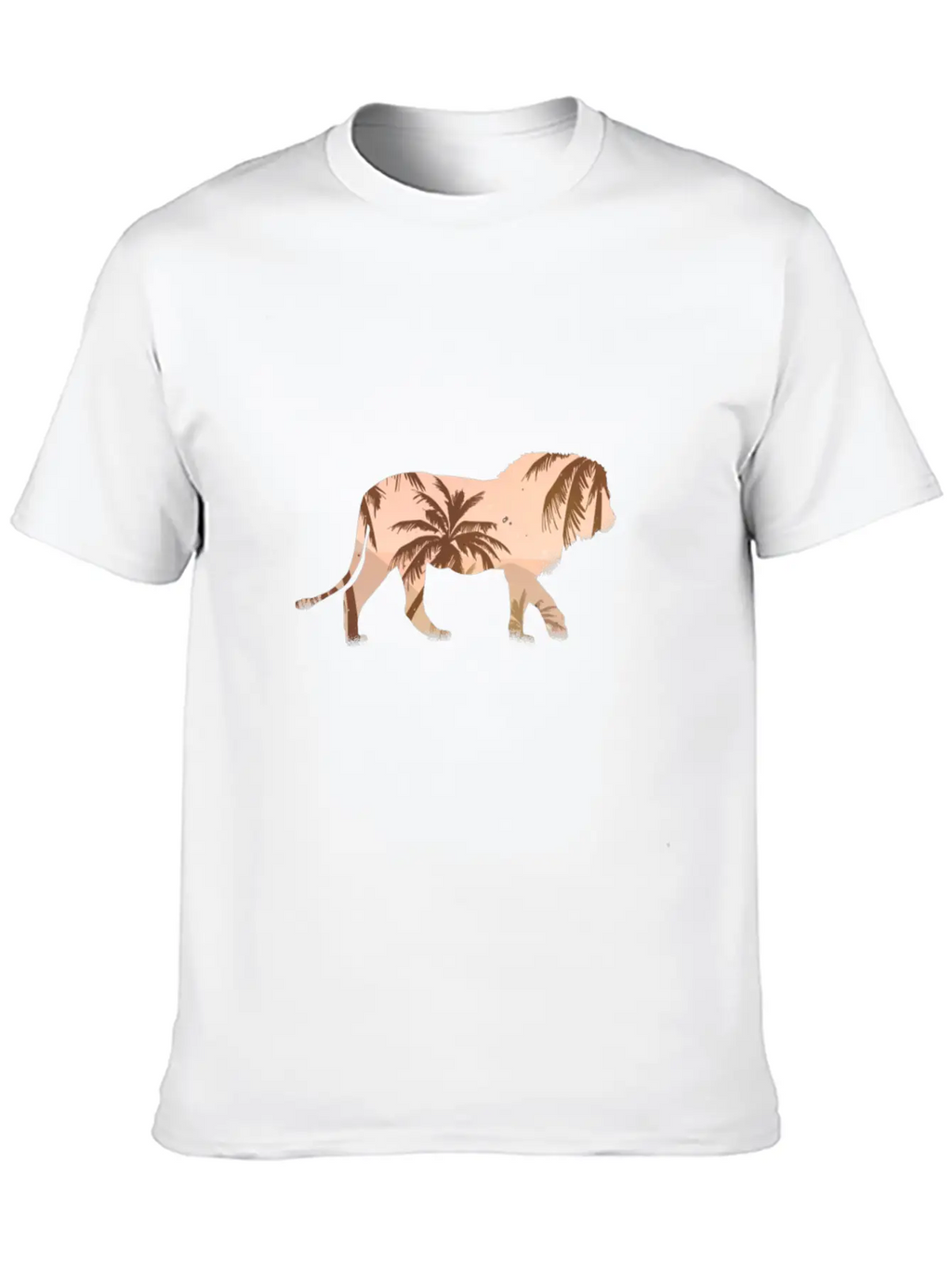 Lion Lion Africa Unisex Casual T-Shirt – Clean Design For Daily Comfort