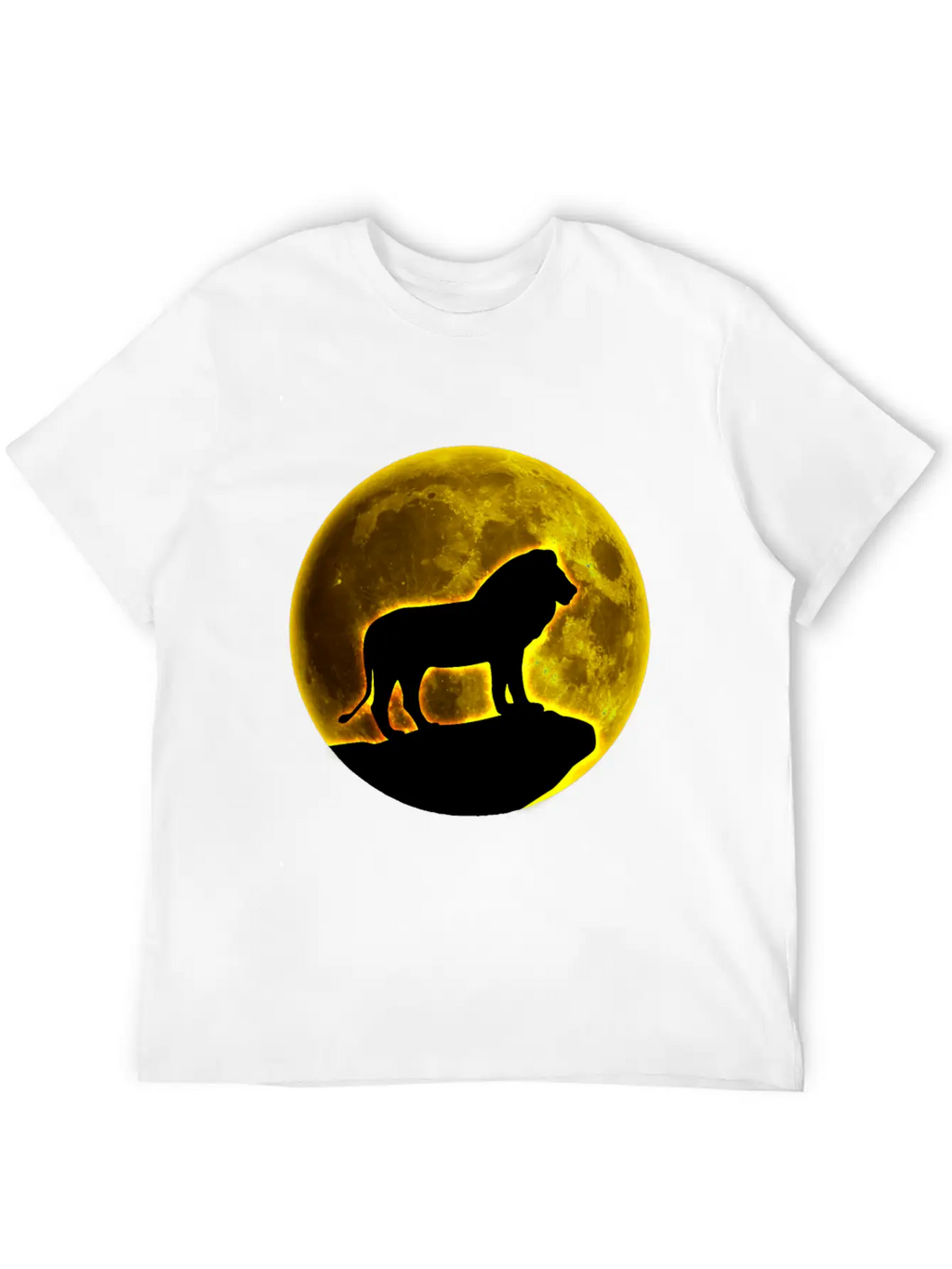 Lion Lion Lion Lion Unisex Short Sleeve Soft Cotton T-Shirt – Casual Everyday Wear