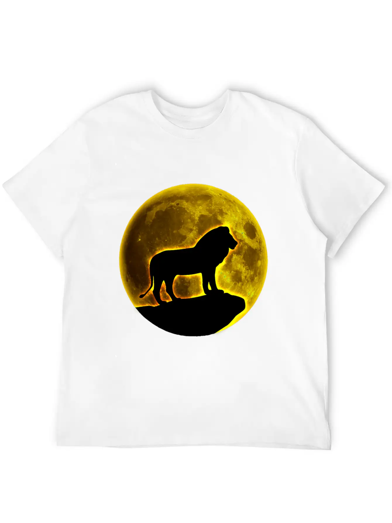 Lion Lion Lion Lion Unisex Short Sleeve Soft Cotton T-Shirt – Casual Everyday Wear