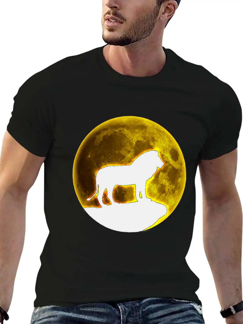 Lion Lion Lion Lion Unisex Short Sleeve Soft Cotton T-Shirt – Casual Everyday Wear