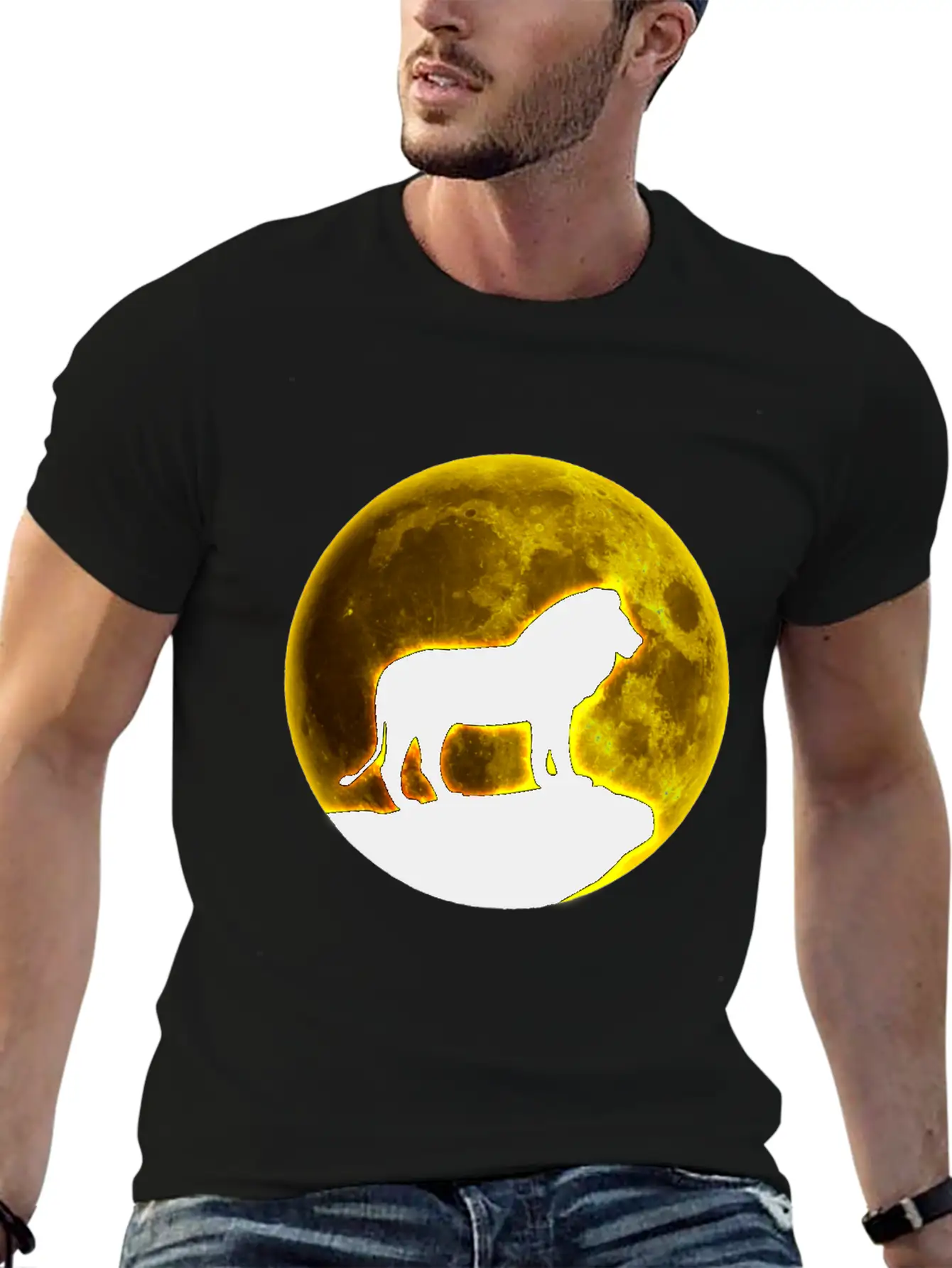 Lion Lion Lion Lion Unisex Short Sleeve Soft Cotton T-Shirt – Casual Everyday Wear