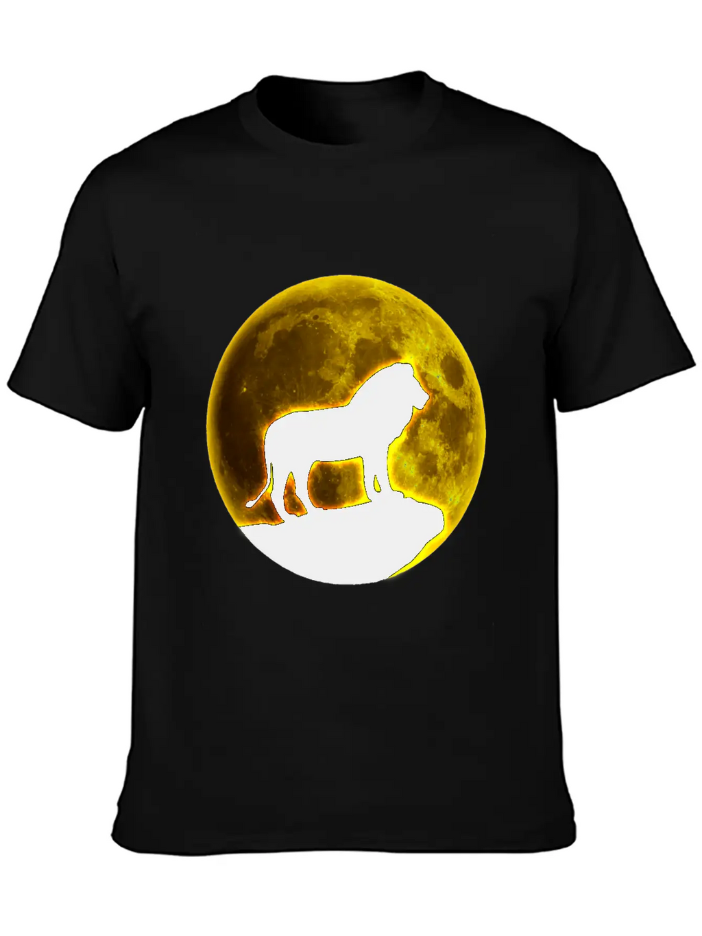 Lion Lion Lion Lion Unisex Short Sleeve Soft Cotton T-Shirt – Casual Everyday Wear