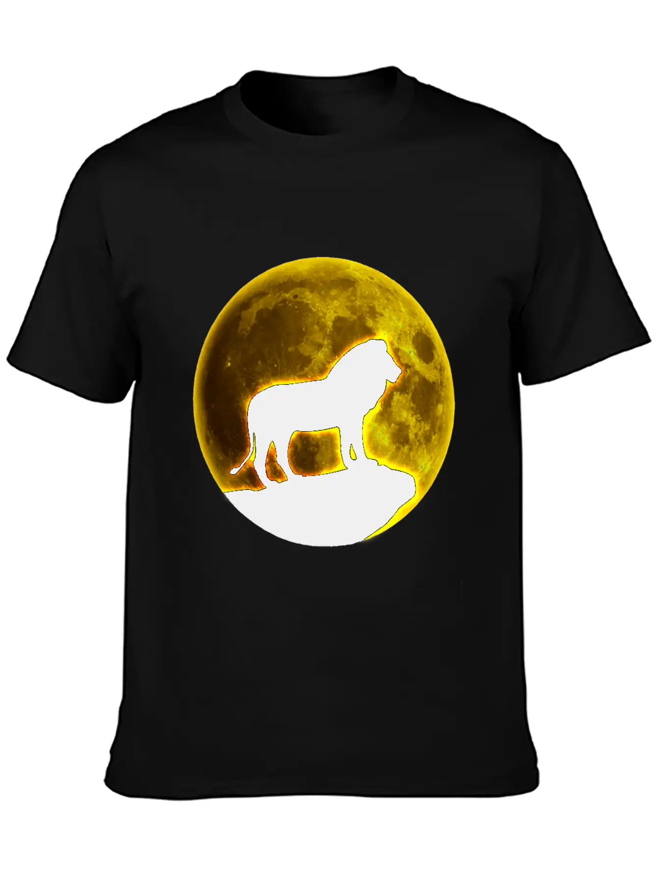 Lion Lion Lion Lion Unisex Short Sleeve Soft Cotton T-Shirt – Casual Everyday Wear