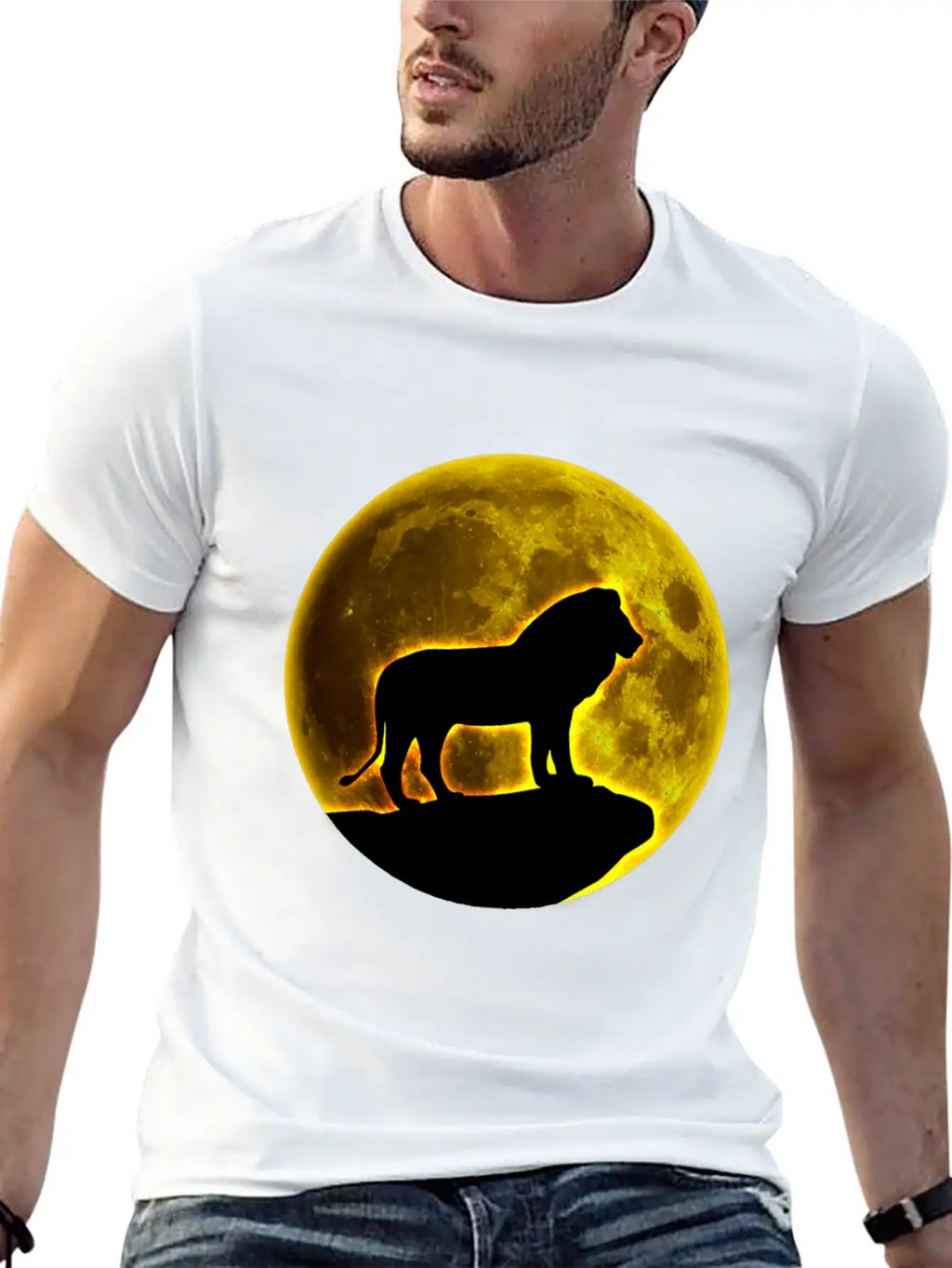 Lion Lion Lion Lion Unisex Short Sleeve Soft Cotton T-Shirt – Casual Everyday Wear