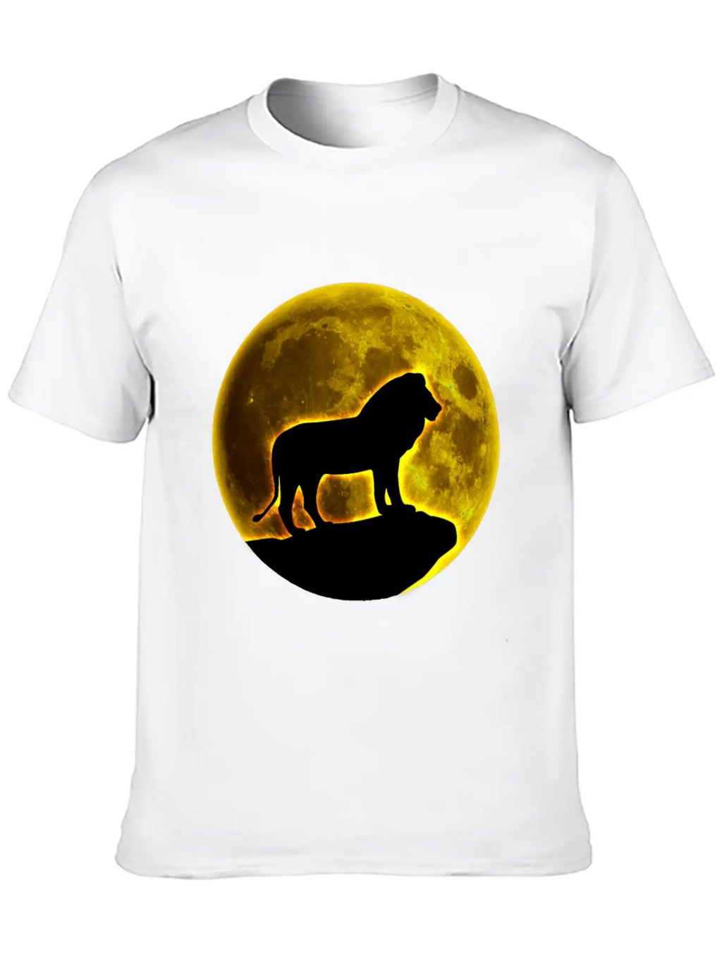 Lion Lion Lion Lion Unisex Short Sleeve Soft Cotton T-Shirt – Casual Everyday Wear