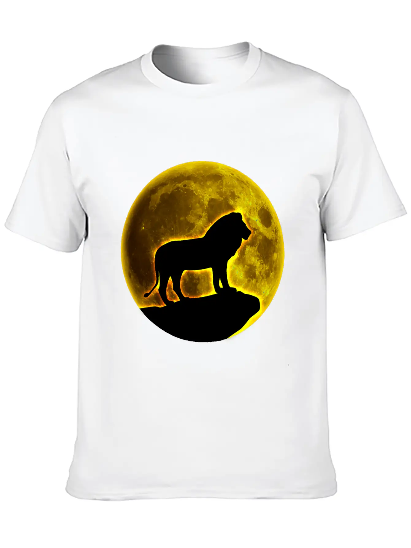 Lion Lion Lion Lion Unisex Short Sleeve Soft Cotton T-Shirt – Casual Everyday Wear