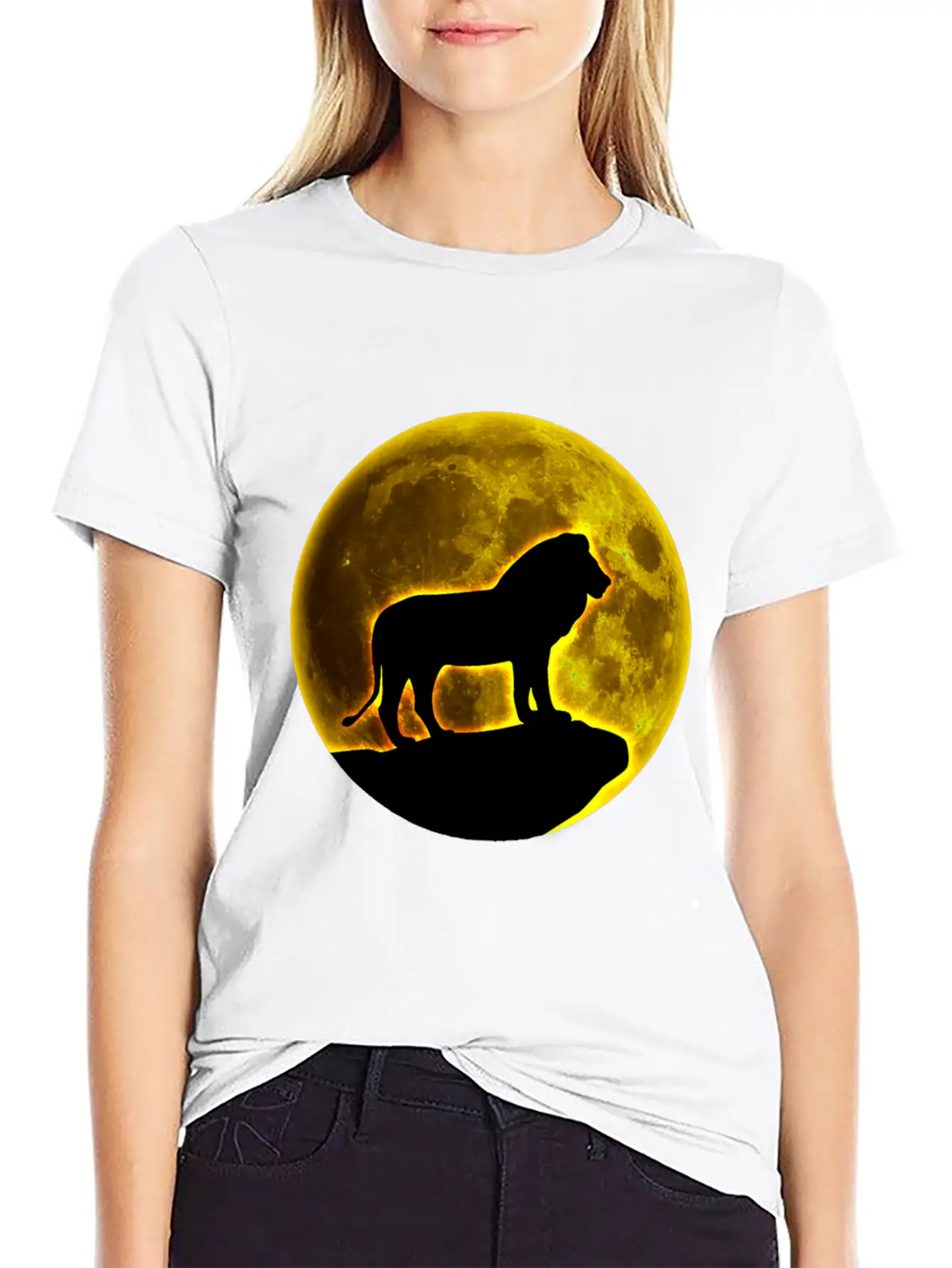 Lion Lion Lion Lion Unisex Short Sleeve Soft Cotton T-Shirt – Casual Everyday Wear