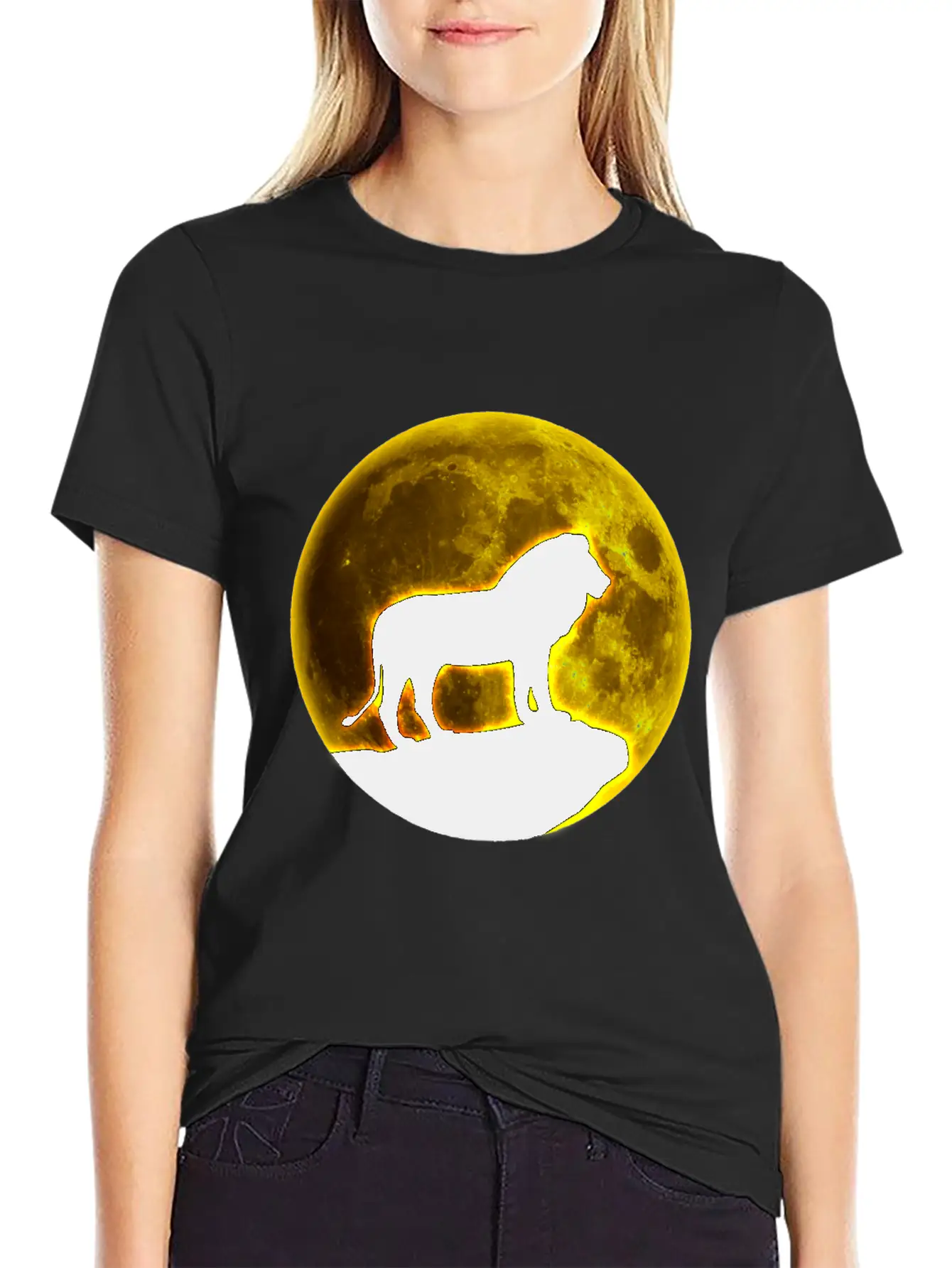 Lion Lion Lion Lion Unisex Short Sleeve Soft Cotton T-Shirt – Casual Everyday Wear