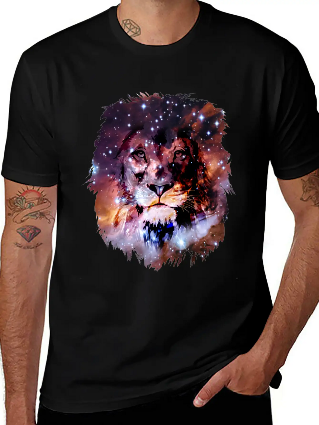 Lion Stylish Everyday T-Shirt – Unisex Basic Cotton Tee
