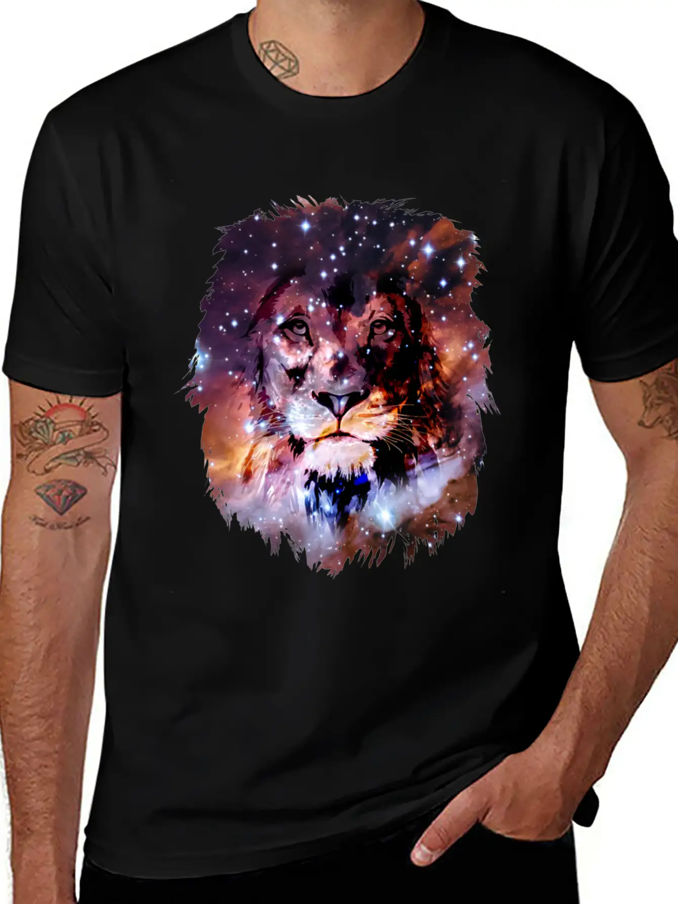 Lion Stylish Everyday T-Shirt – Unisex Basic Cotton Tee