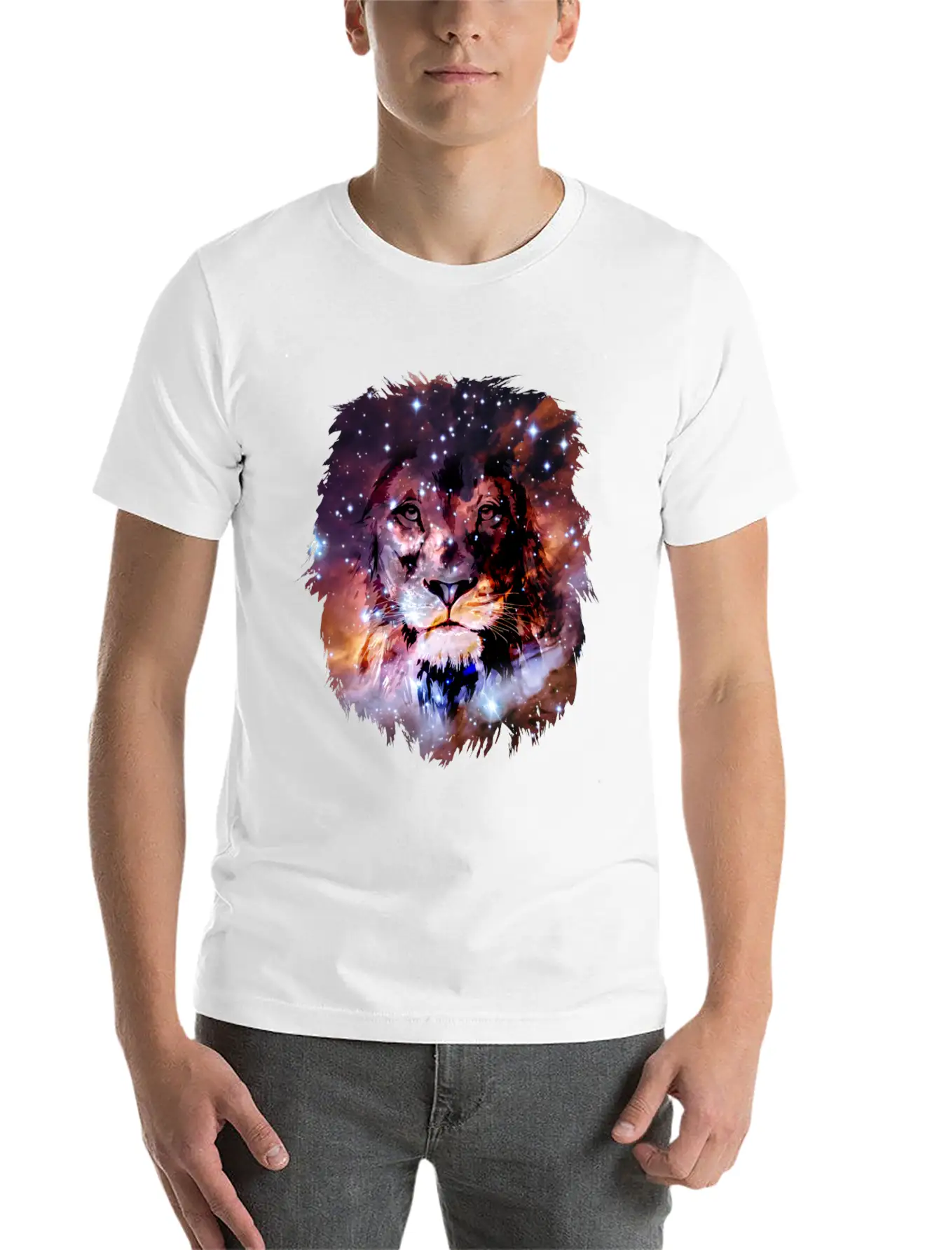 Lion Stylish Everyday T-Shirt – Unisex Basic Cotton Tee