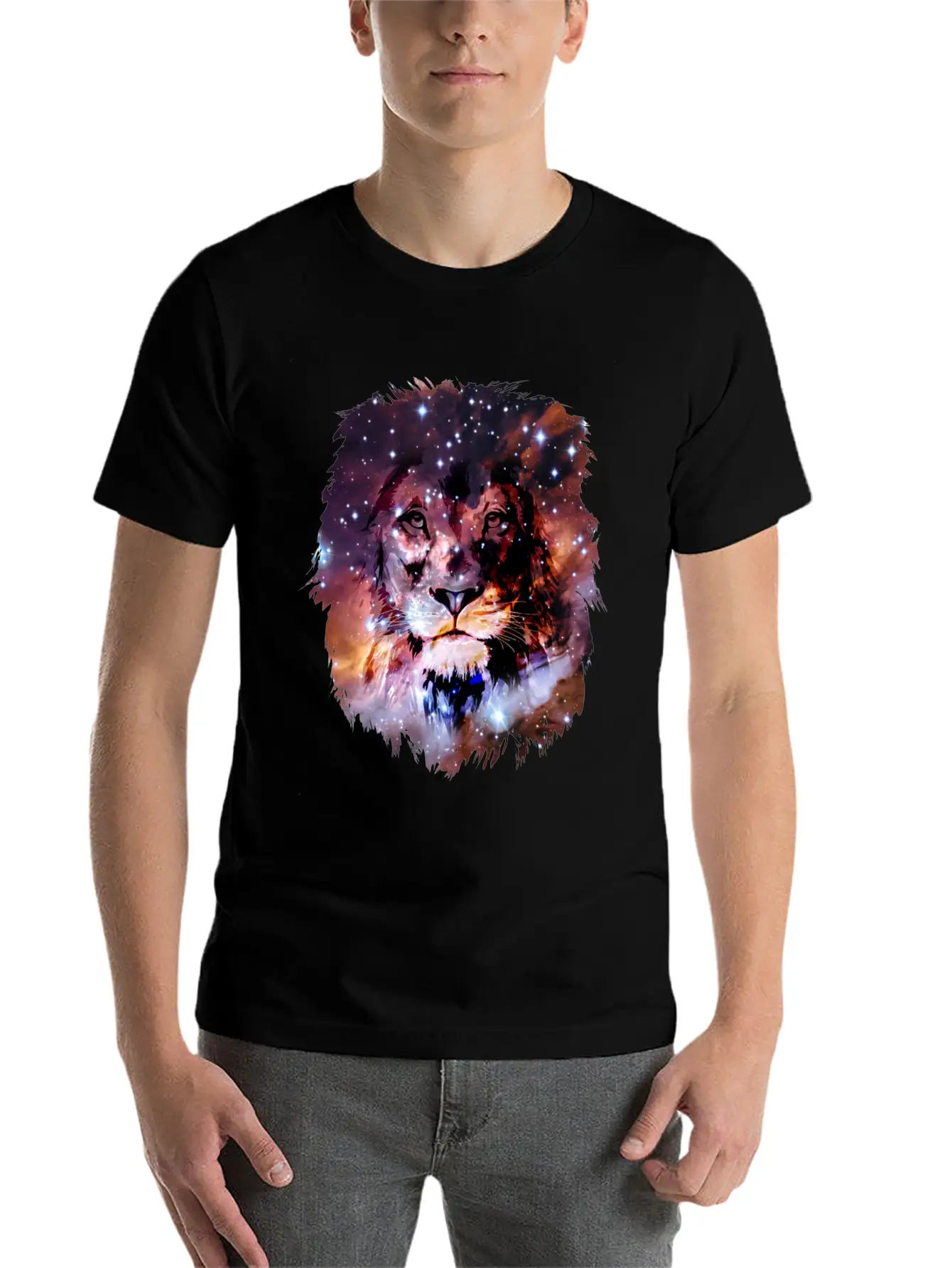 Lion Stylish Everyday T-Shirt – Unisex Basic Cotton Tee