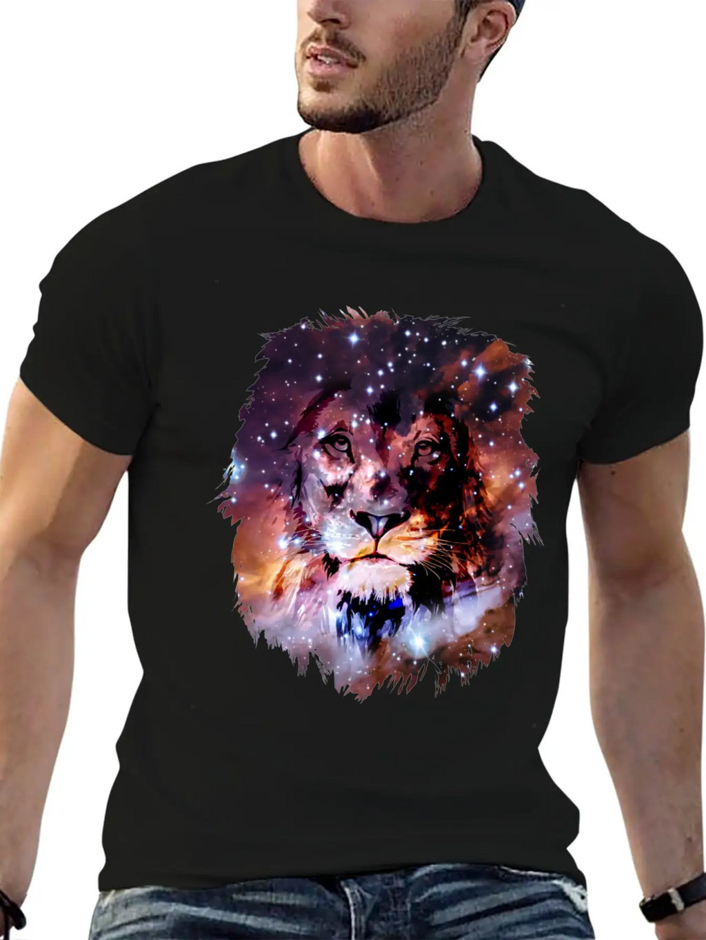 Lion Stylish Everyday T-Shirt – Unisex Basic Cotton Tee