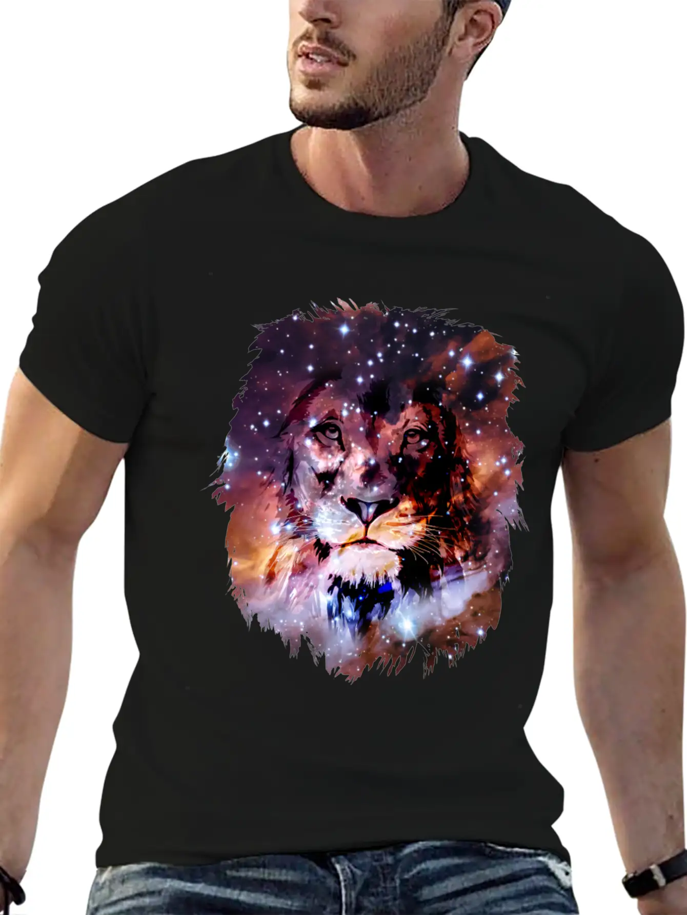 Lion Stylish Everyday T-Shirt – Unisex Basic Cotton Tee