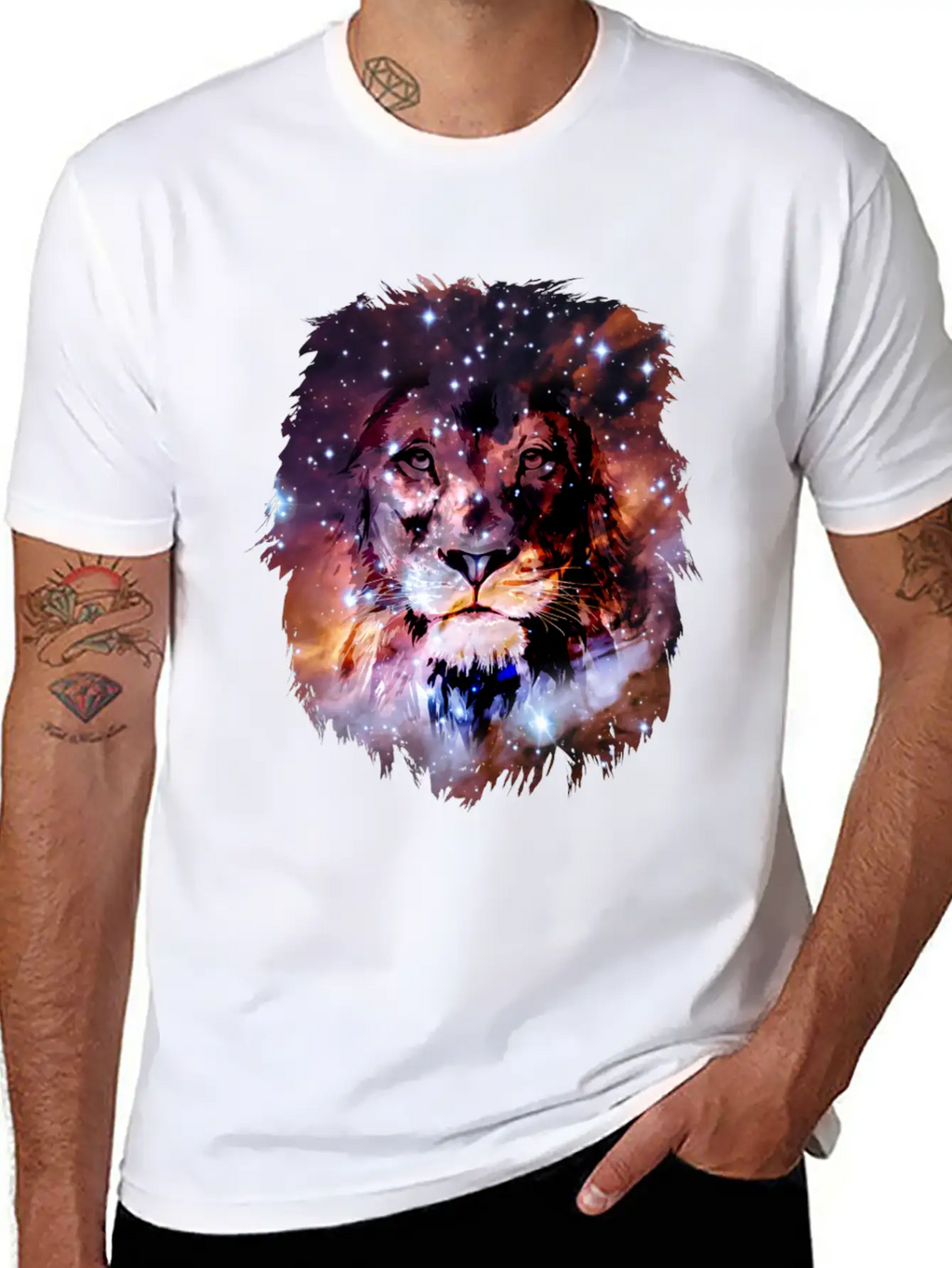 Lion Stylish Everyday T-Shirt – Unisex Basic Cotton Tee