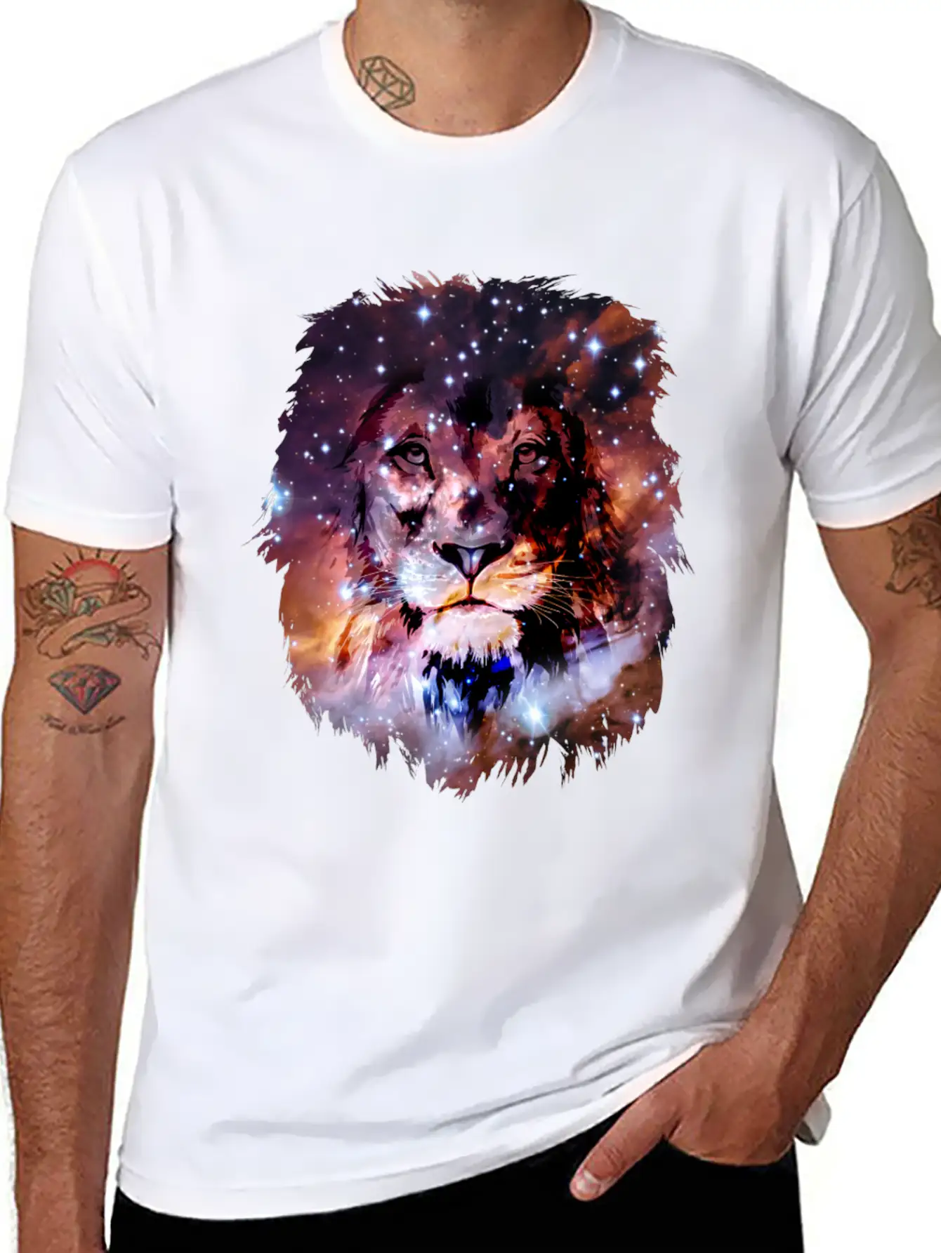 Lion Stylish Everyday T-Shirt – Unisex Basic Cotton Tee