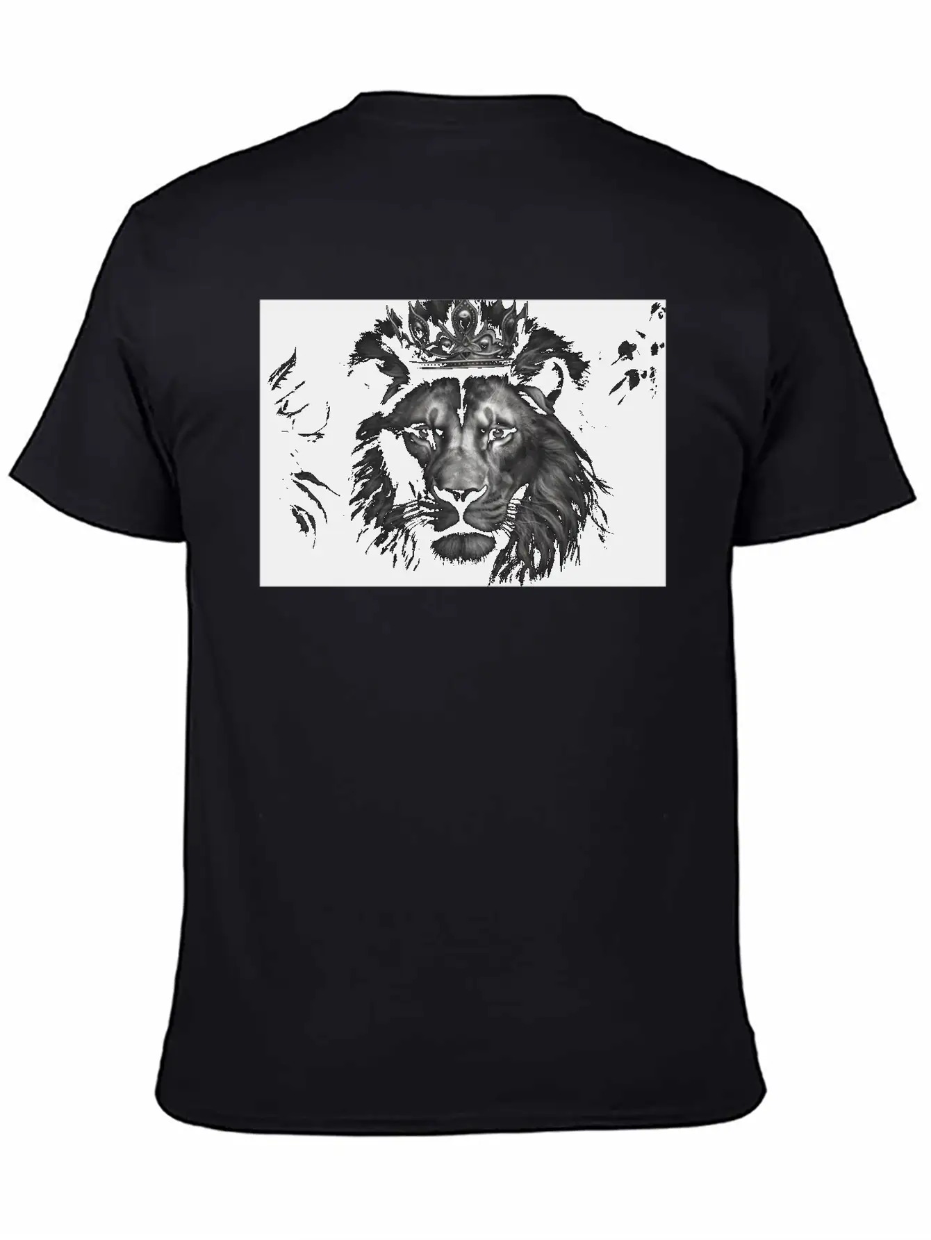 Lion, The King Of Beasts Unisex Short Sleeve Soft Cotton T-Shirt – Casual Everyday Wear
