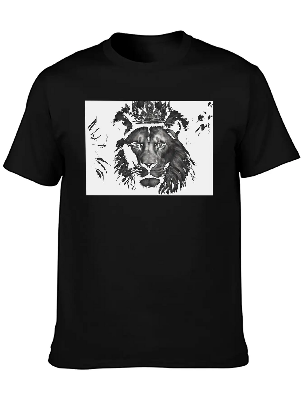 Lion, The King Of Beasts Unisex Short Sleeve Soft Cotton T-Shirt – Casual Everyday Wear