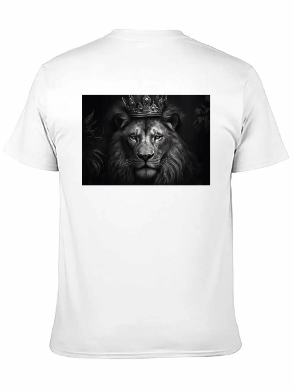 Lion, The King Of Beasts Unisex Short Sleeve Soft Cotton T-Shirt – Casual Everyday Wear