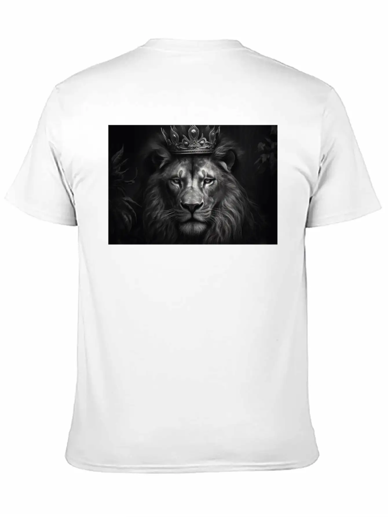 Lion, The King Of Beasts Unisex Short Sleeve Soft Cotton T-Shirt – Casual Everyday Wear