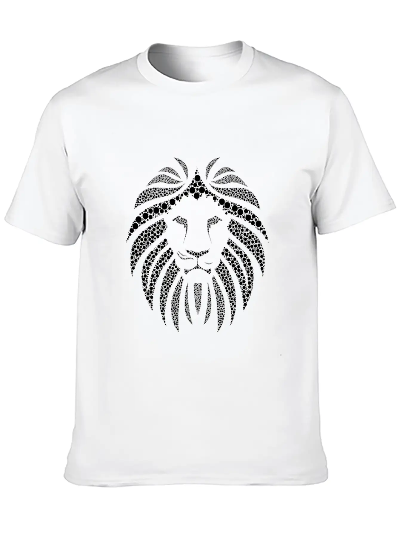 Lion Tribal Art Tribe Floral Paleo Cave Tattoo Stylish Everyday T-Shirt – Unisex Basic Cotton Tee