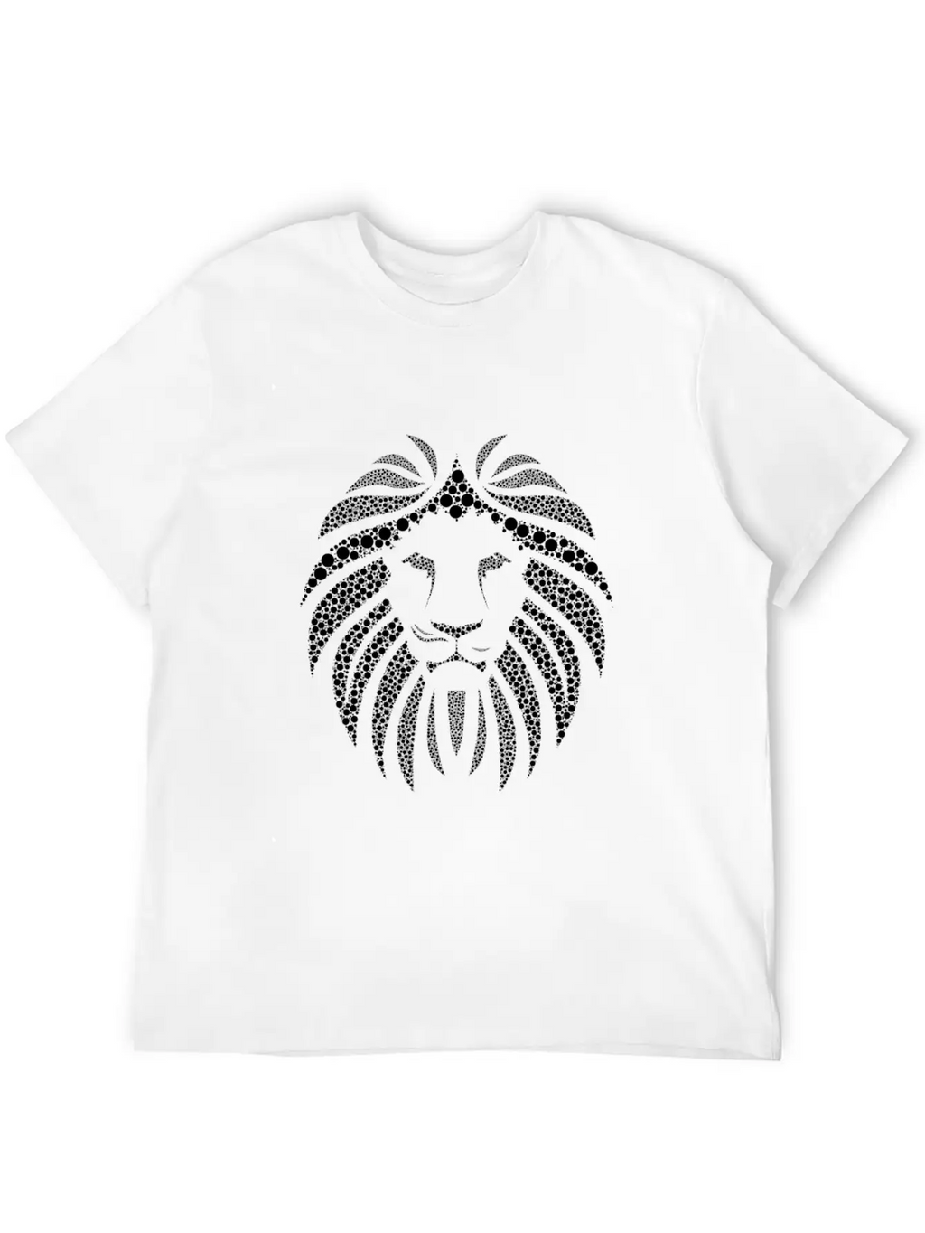 Lion Tribal Art Tribe Floral Paleo Cave Tattoo Stylish Everyday T-Shirt – Unisex Basic Cotton Tee