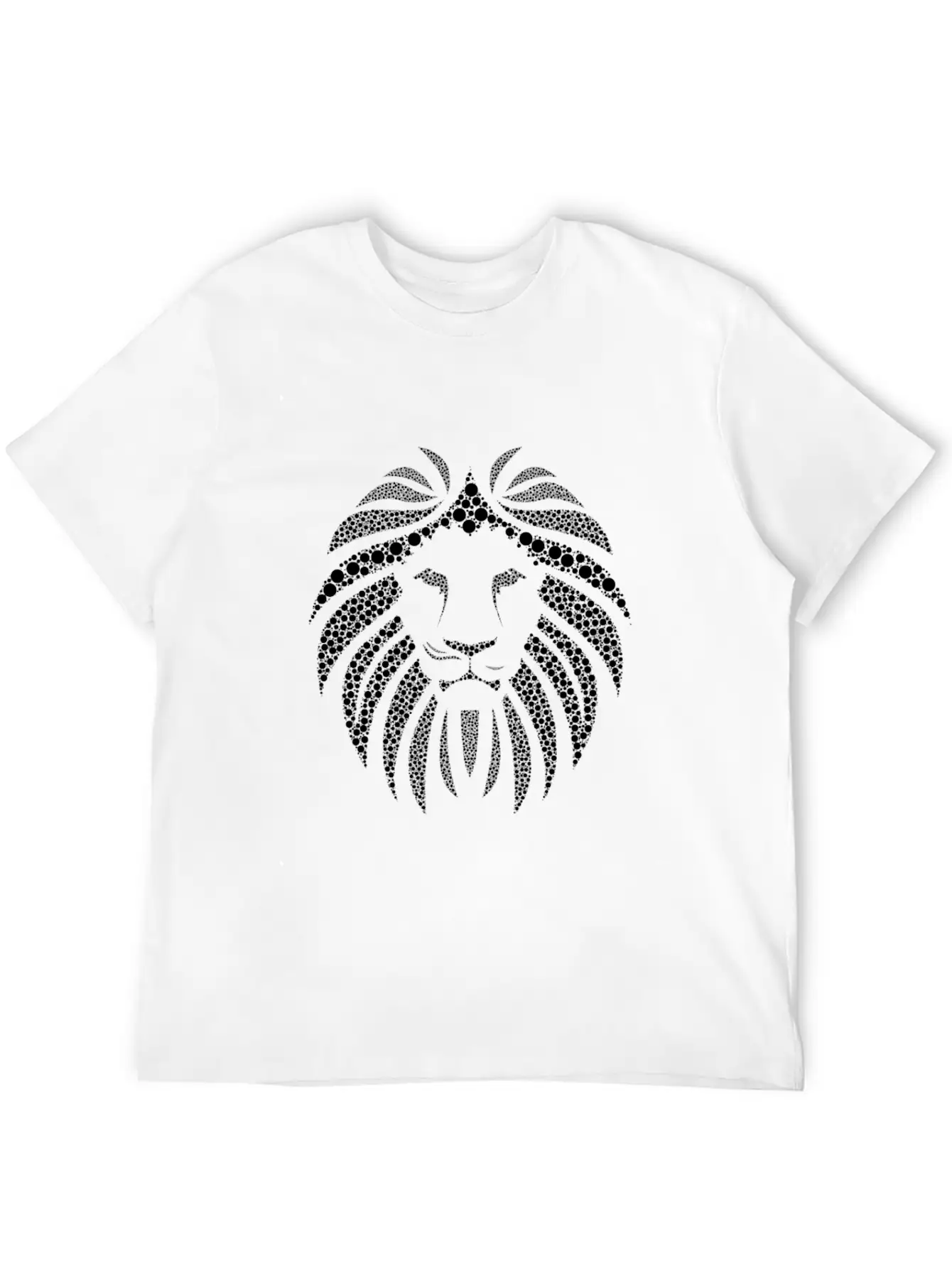 Lion Tribal Art Tribe Floral Paleo Cave Tattoo Stylish Everyday T-Shirt – Unisex Basic Cotton Tee