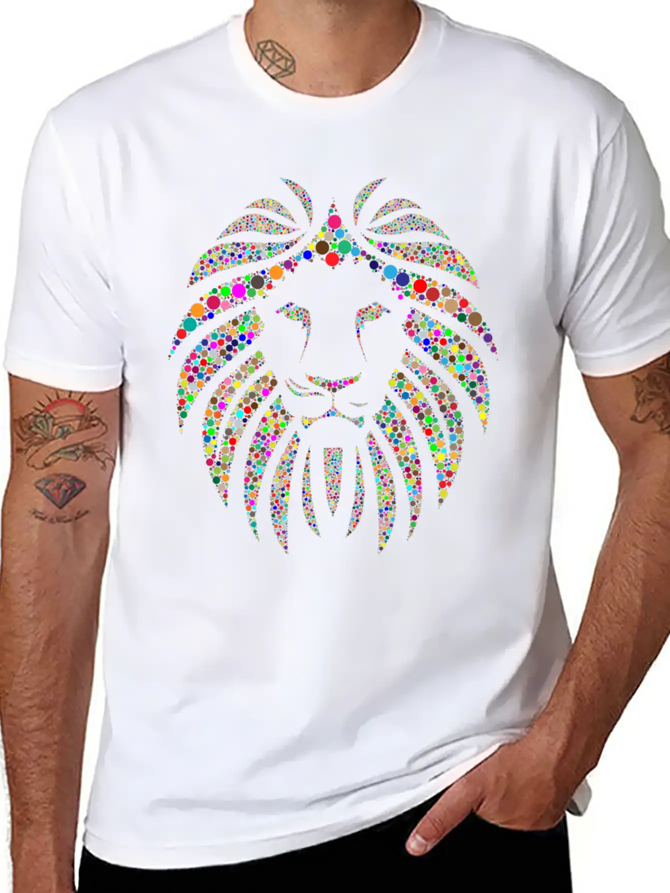 Lion Unisex Casual T-Shirt – Clean Design For Daily Comfort