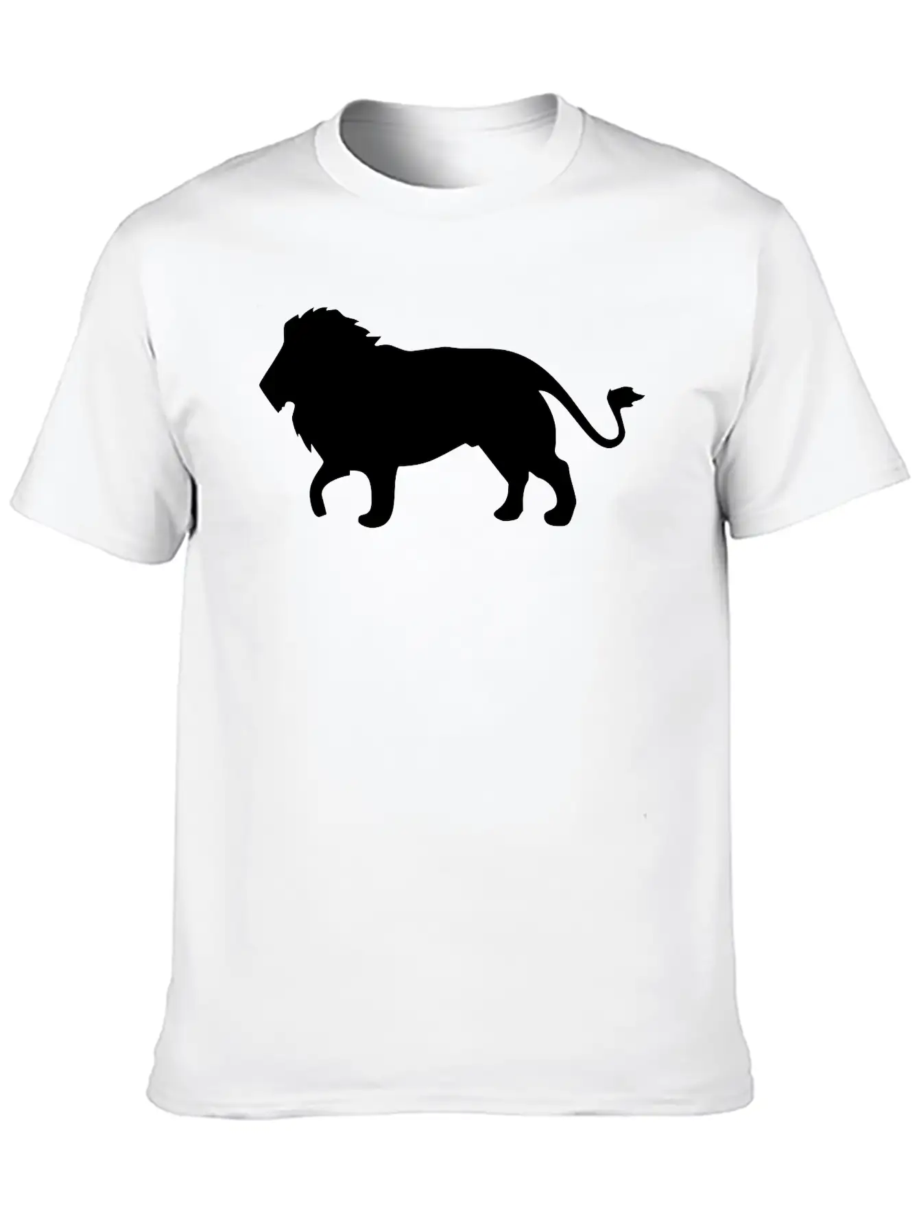 Lion Unisex Short Sleeve Soft Cotton T-Shirt – Casual Everyday Wear