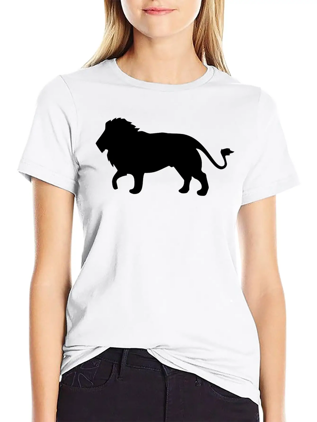 Lion Unisex Short Sleeve Soft Cotton T-Shirt – Casual Everyday Wear