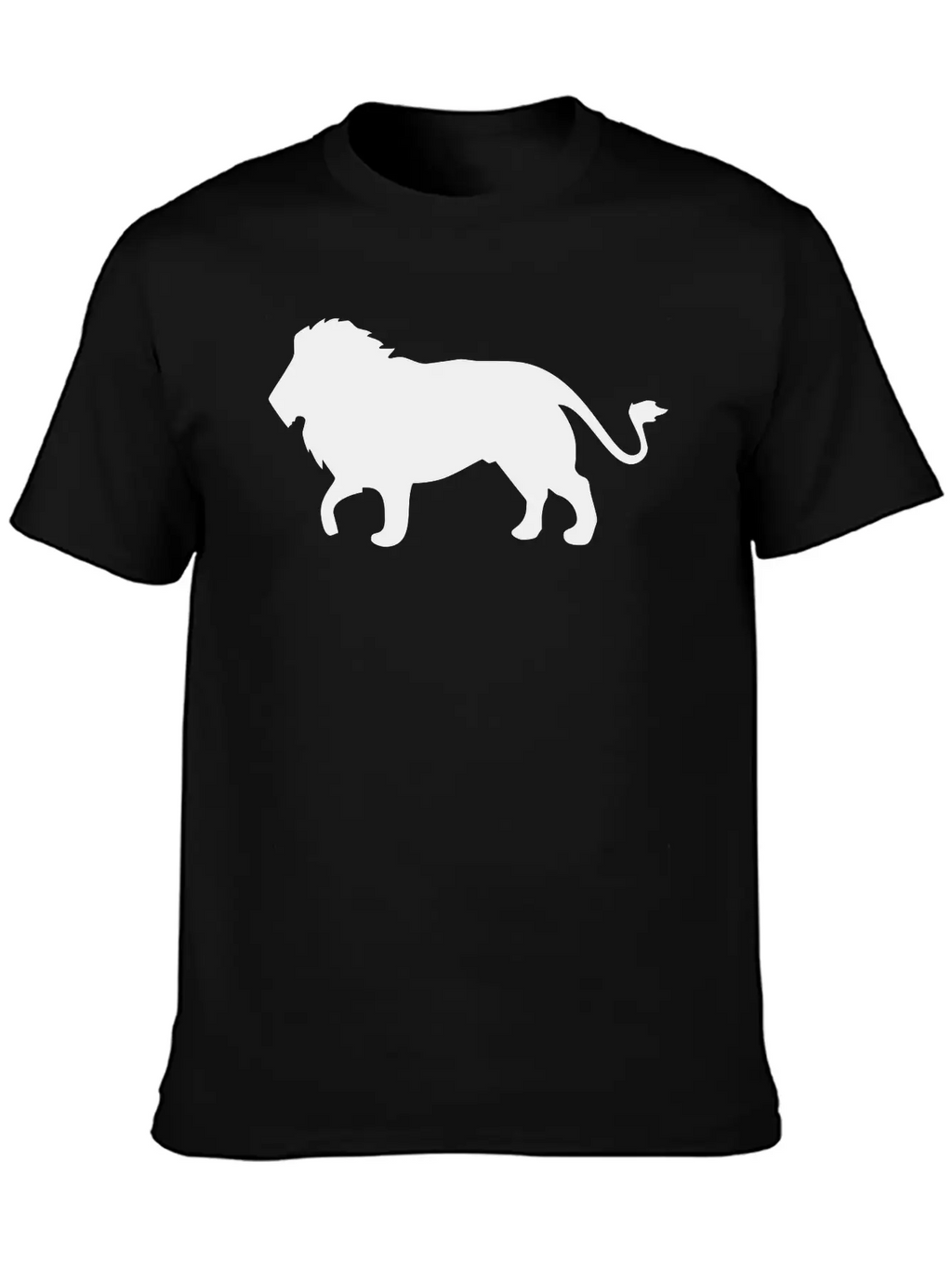 Lion Unisex Short Sleeve Soft Cotton T-Shirt – Casual Everyday Wear