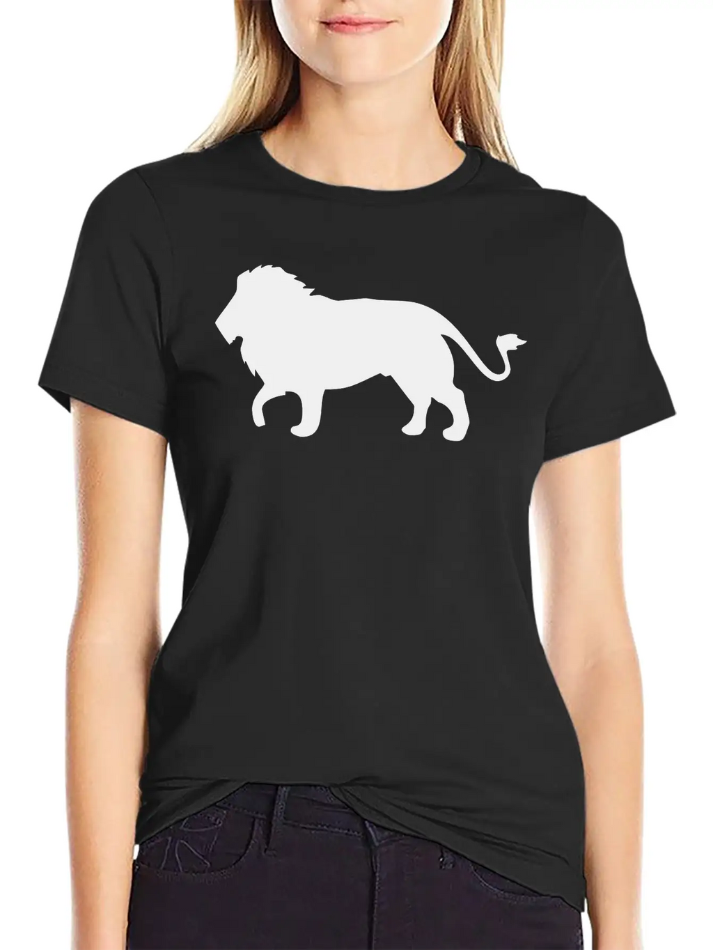Lion Unisex Short Sleeve Soft Cotton T-Shirt – Casual Everyday Wear