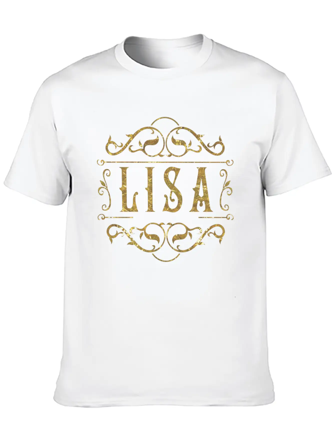 Lisa Gold Unisex Casual T-Shirt – Clean Design For Daily Comfort