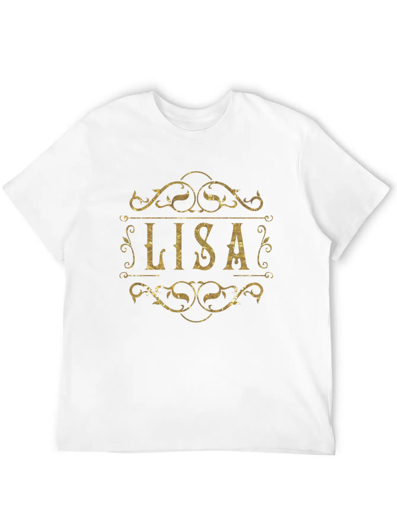 Lisa Gold Unisex Casual T-Shirt – Clean Design For Daily Comfort
