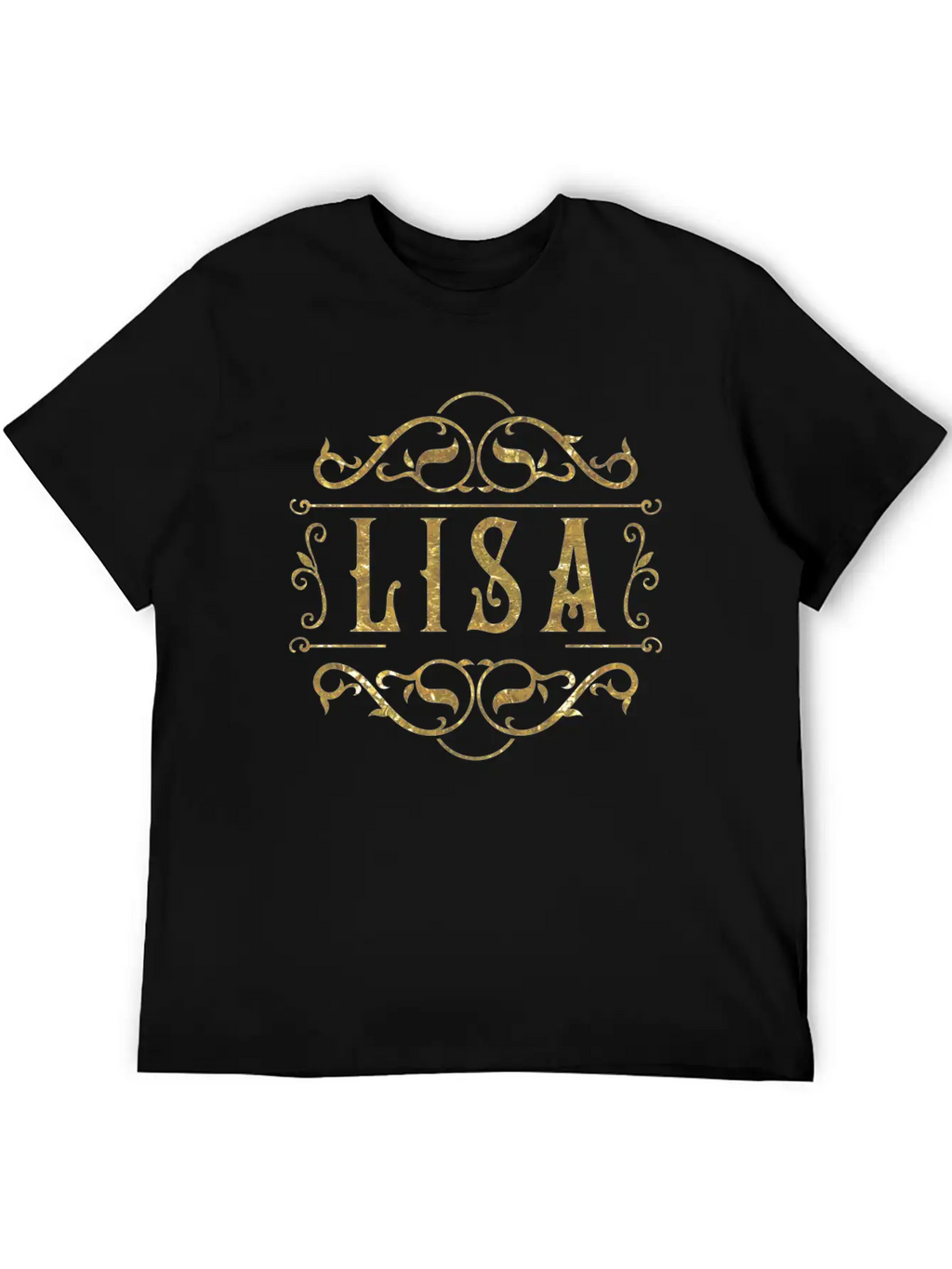 Lisa Gold Unisex Casual T-Shirt – Clean Design For Daily Comfort