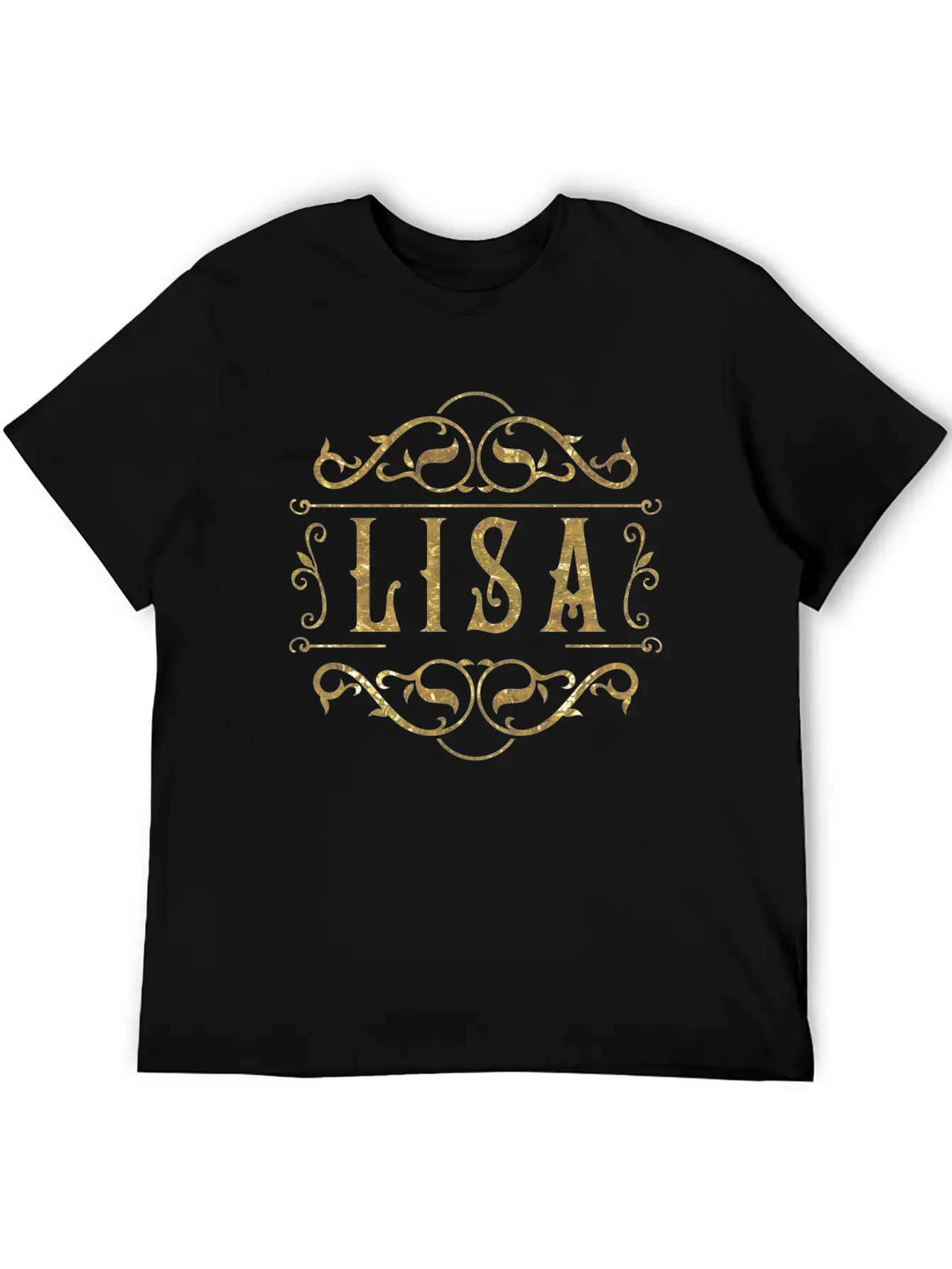 Lisa Gold Unisex Casual T-Shirt – Clean Design For Daily Comfort