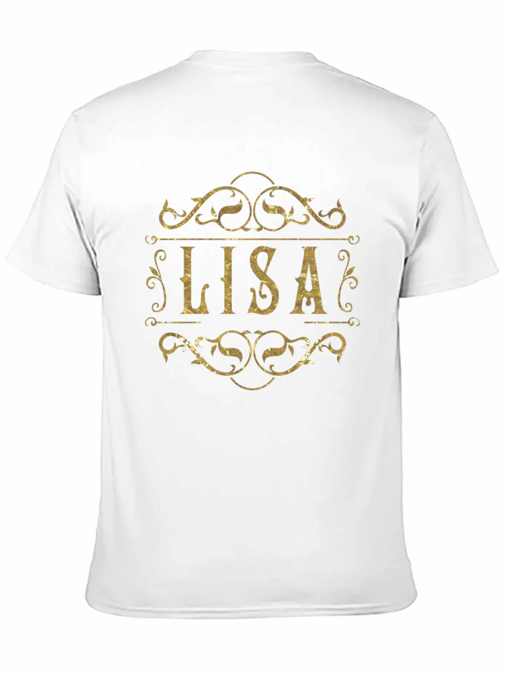 Lisa Gold Unisex Casual T-Shirt – Clean Design For Daily Comfort