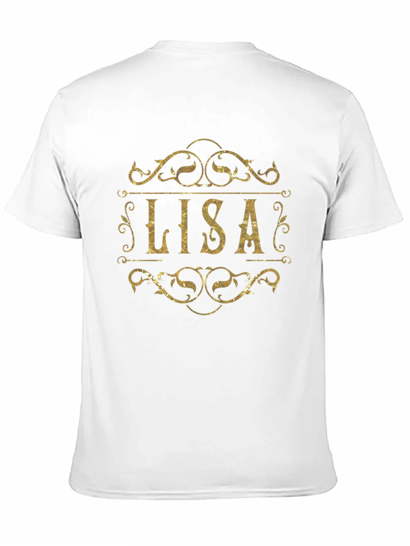 Lisa Gold Unisex Casual T-Shirt – Clean Design For Daily Comfort