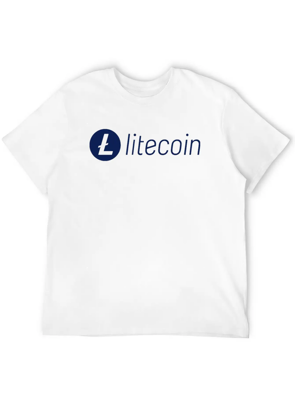 Litecoin LTC Crypto Cryptocurrency Blockchain Coin Unisex Short Sleeve Soft Cotton T-Shirt – Casual Everyday Wear