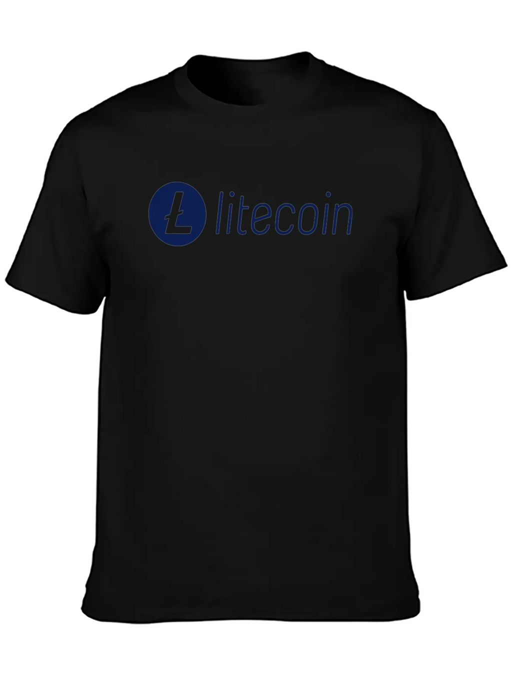 Litecoin LTC Crypto Cryptocurrency Blockchain Coin Unisex Short Sleeve Soft Cotton T-Shirt – Casual Everyday Wear