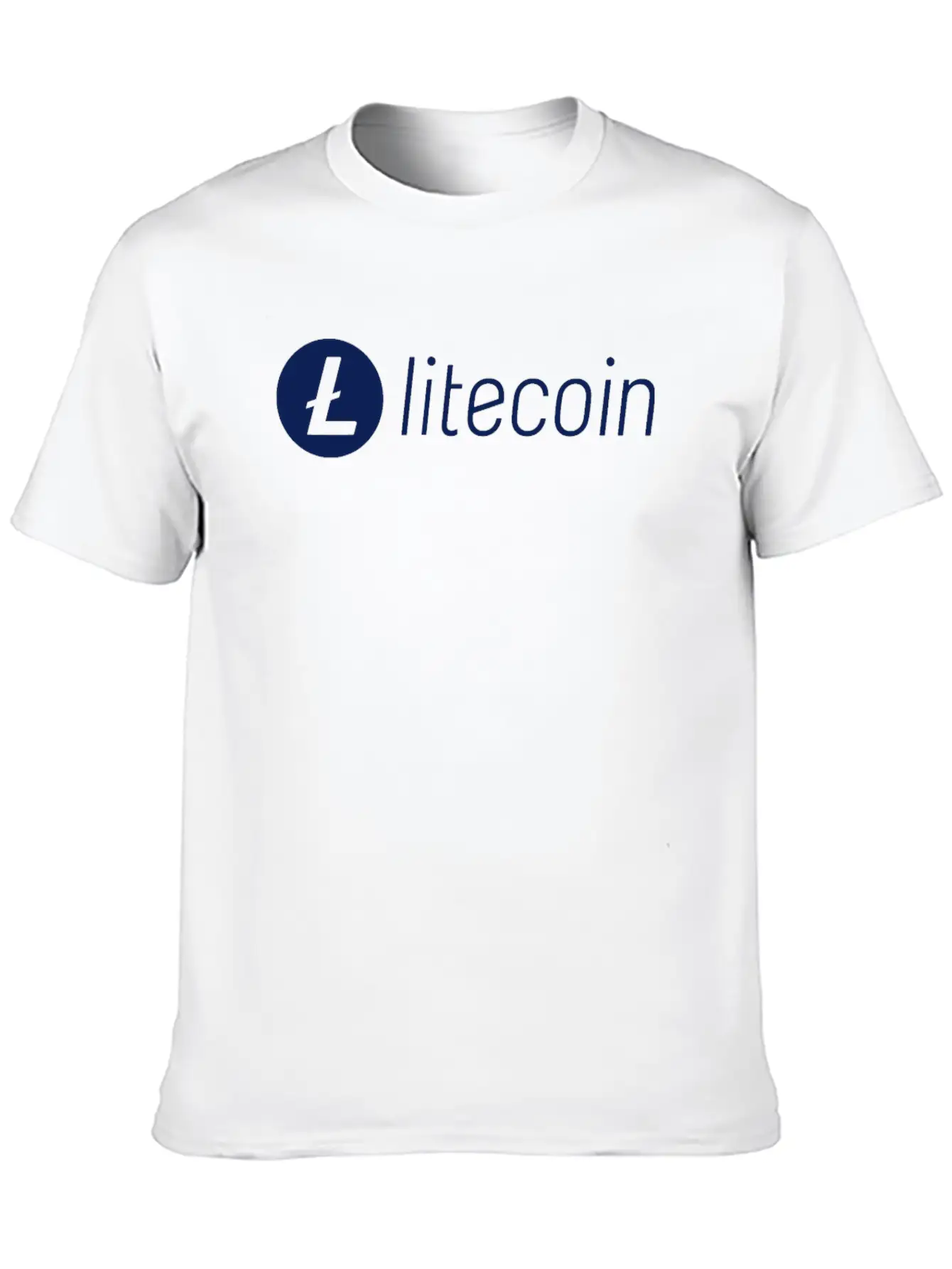 Litecoin LTC Crypto Cryptocurrency Blockchain Coin Unisex Short Sleeve Soft Cotton T-Shirt – Casual Everyday Wear