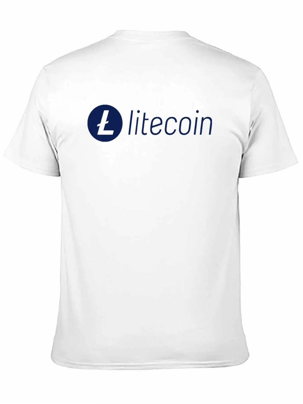 Litecoin LTC Crypto Cryptocurrency Blockchain Coin Unisex Short Sleeve Soft Cotton T-Shirt – Casual Everyday Wear