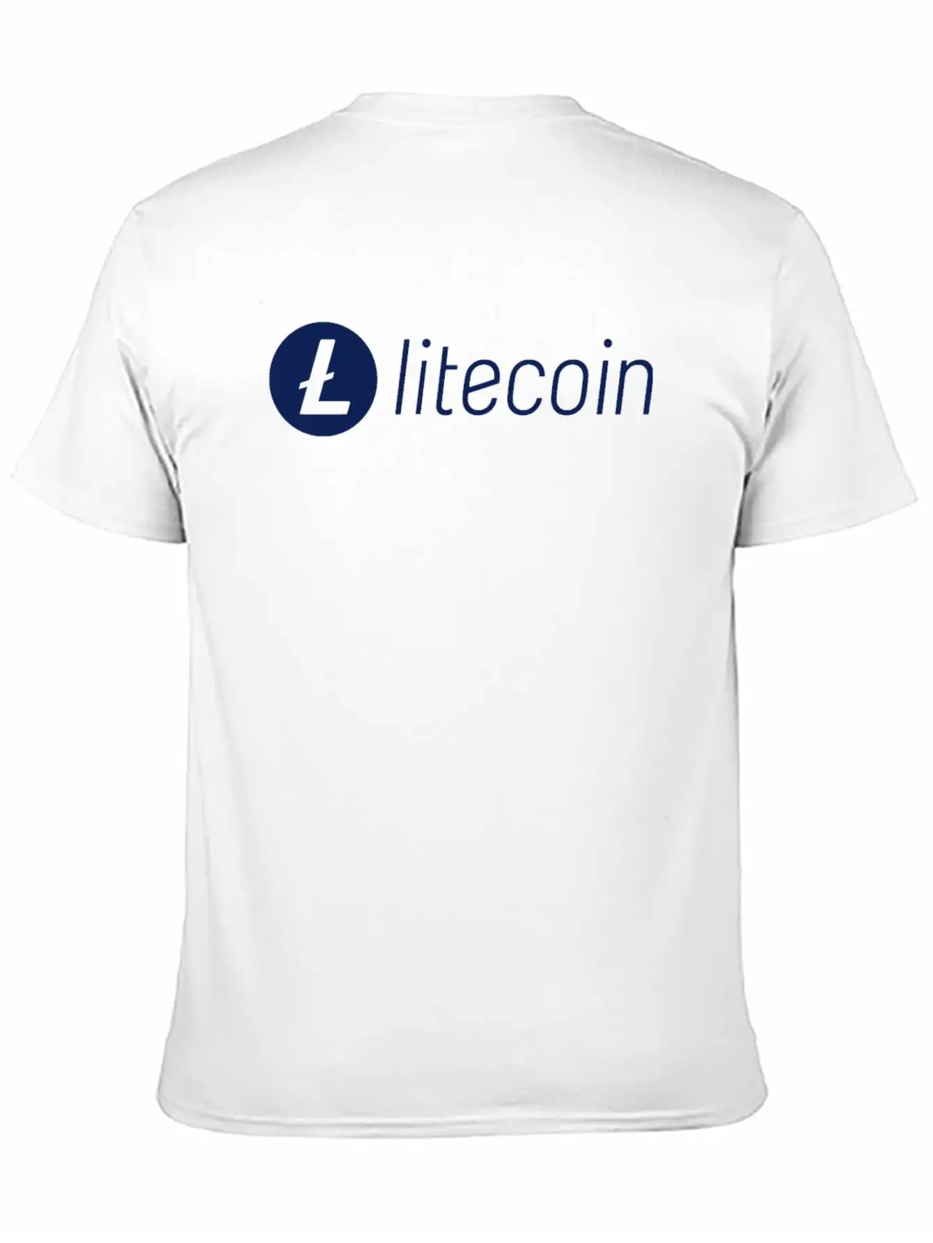 Litecoin LTC Crypto Cryptocurrency Blockchain Coin Unisex Short Sleeve Soft Cotton T-Shirt – Casual Everyday Wear