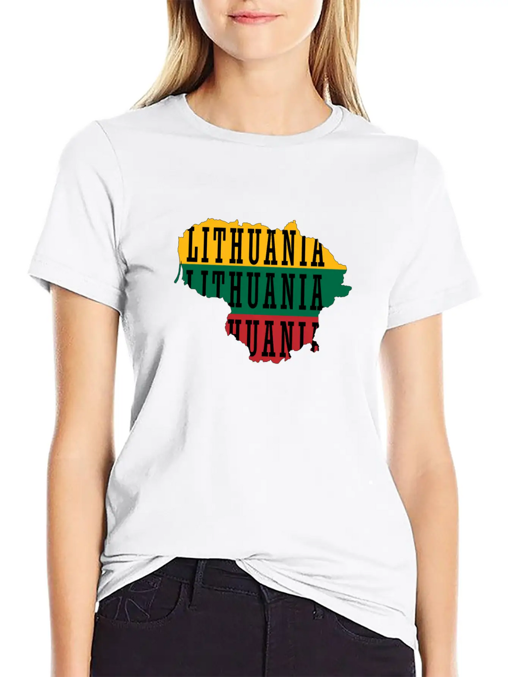 Lithuania Unisex Short Sleeve Soft Cotton T-Shirt – Casual Everyday Wear