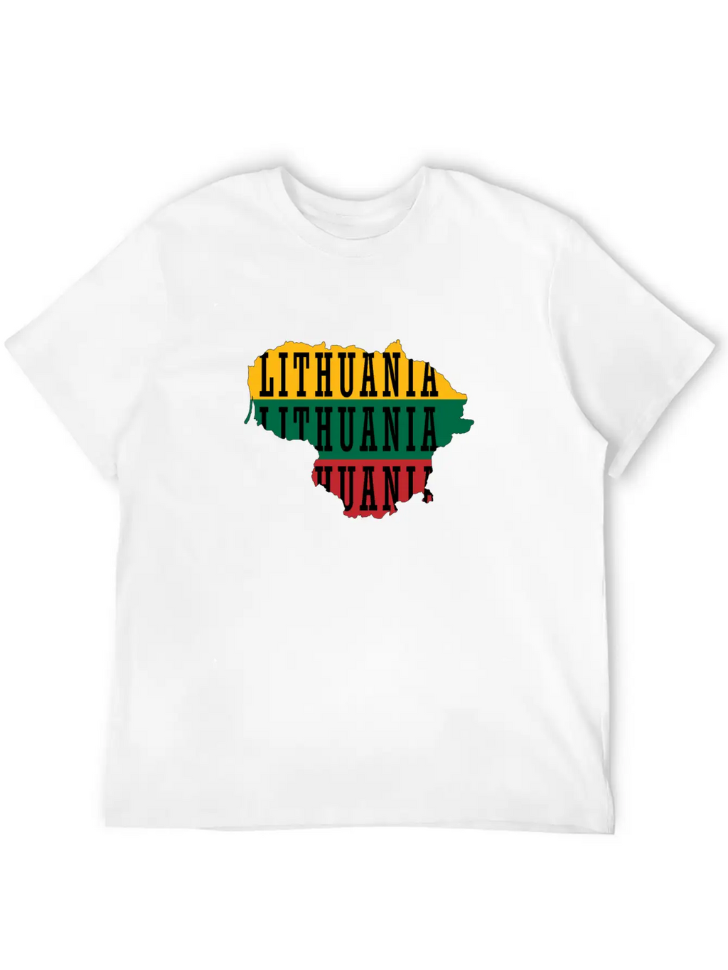 Lithuania Unisex Short Sleeve Soft Cotton T-Shirt – Casual Everyday Wear
