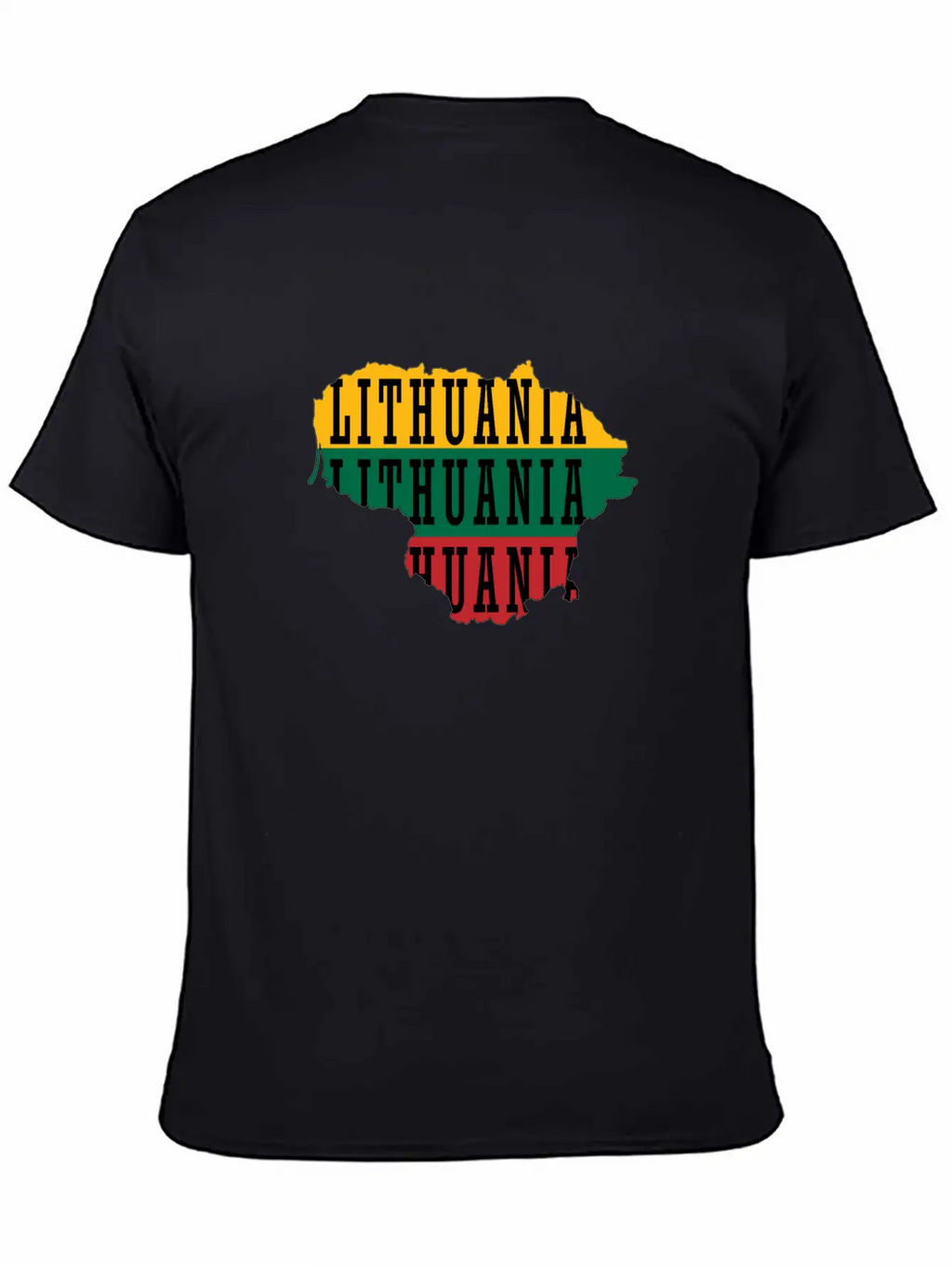 Lithuania Unisex Short Sleeve Soft Cotton T-Shirt – Casual Everyday Wear